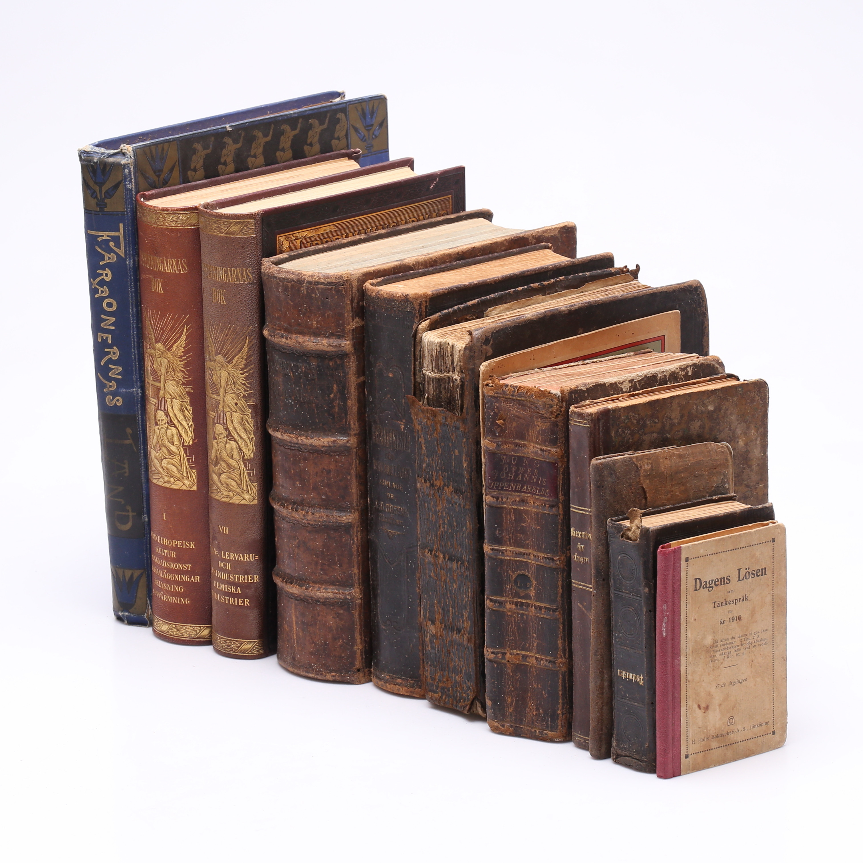 BÖCKER, 12 st, 1700-1800-talet.