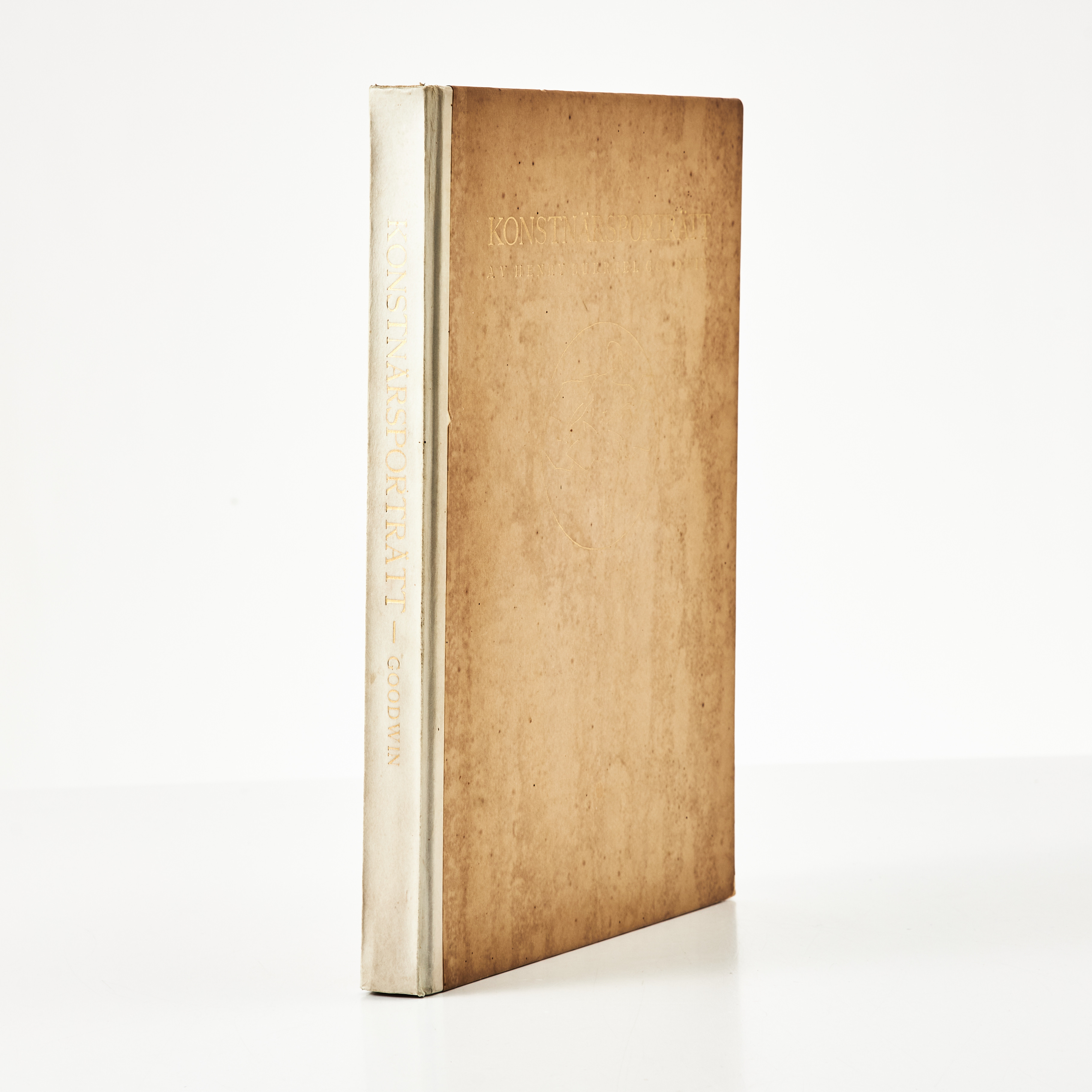 GOODWIN, HENRY BUERGEL, Konstnärsporträtt. Stockholm (Goodwins Atelier) 1917.