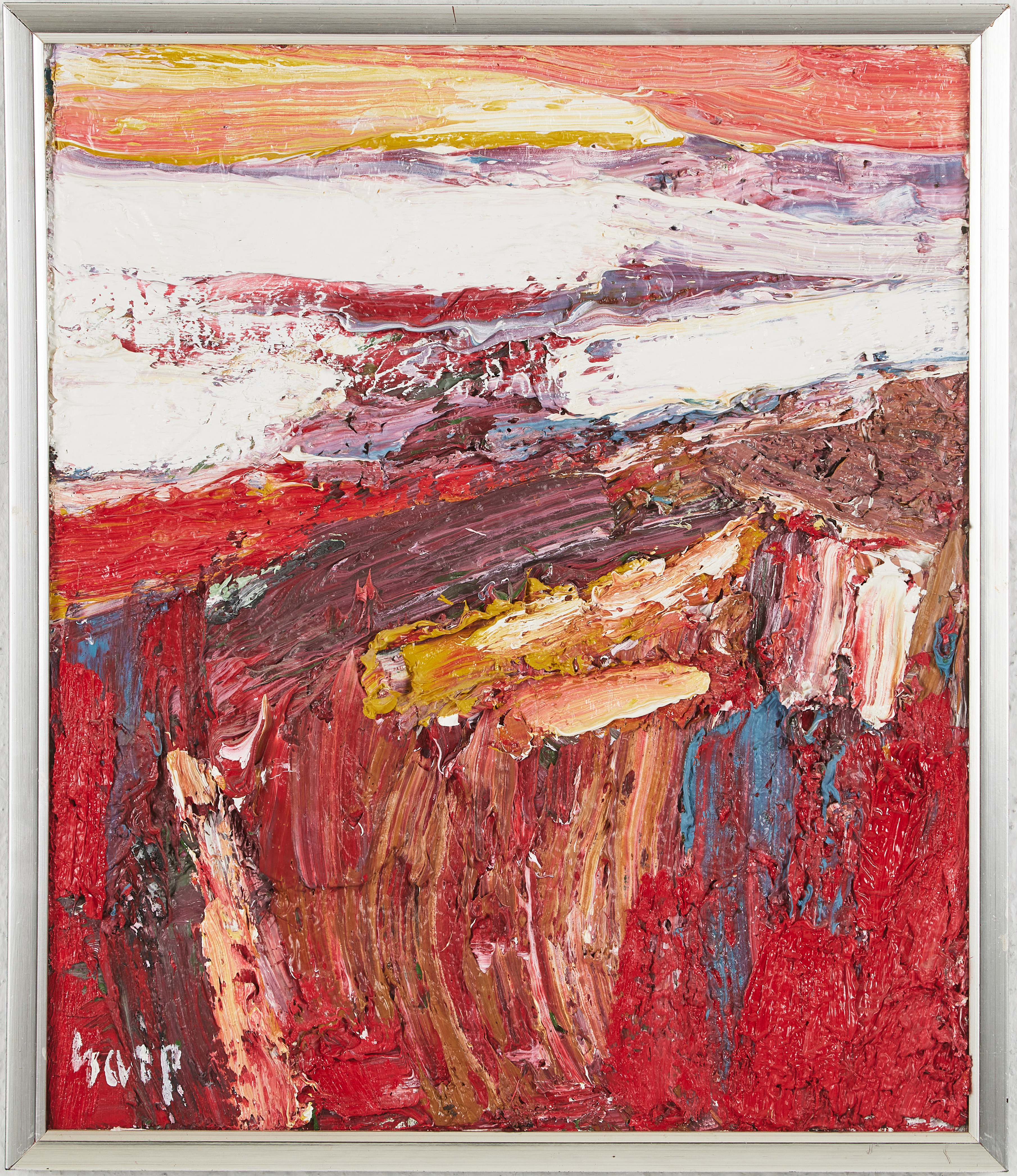 ELON GARP (1930-2013). Landskap, olja på duk.