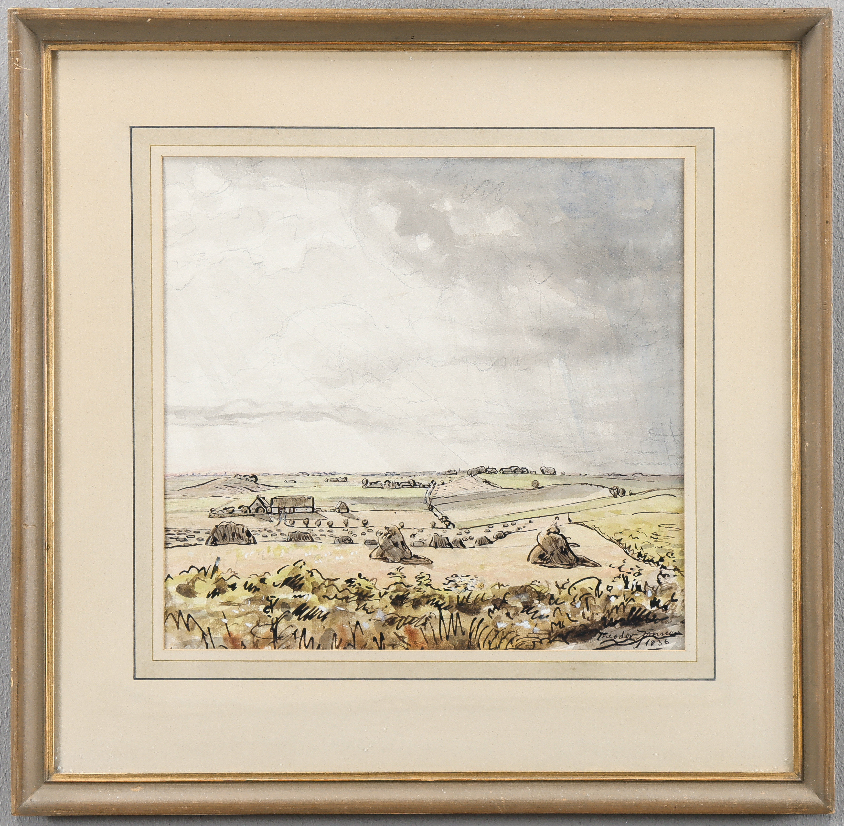 THEODOR  JÖNSSON. Skånskt landskap.