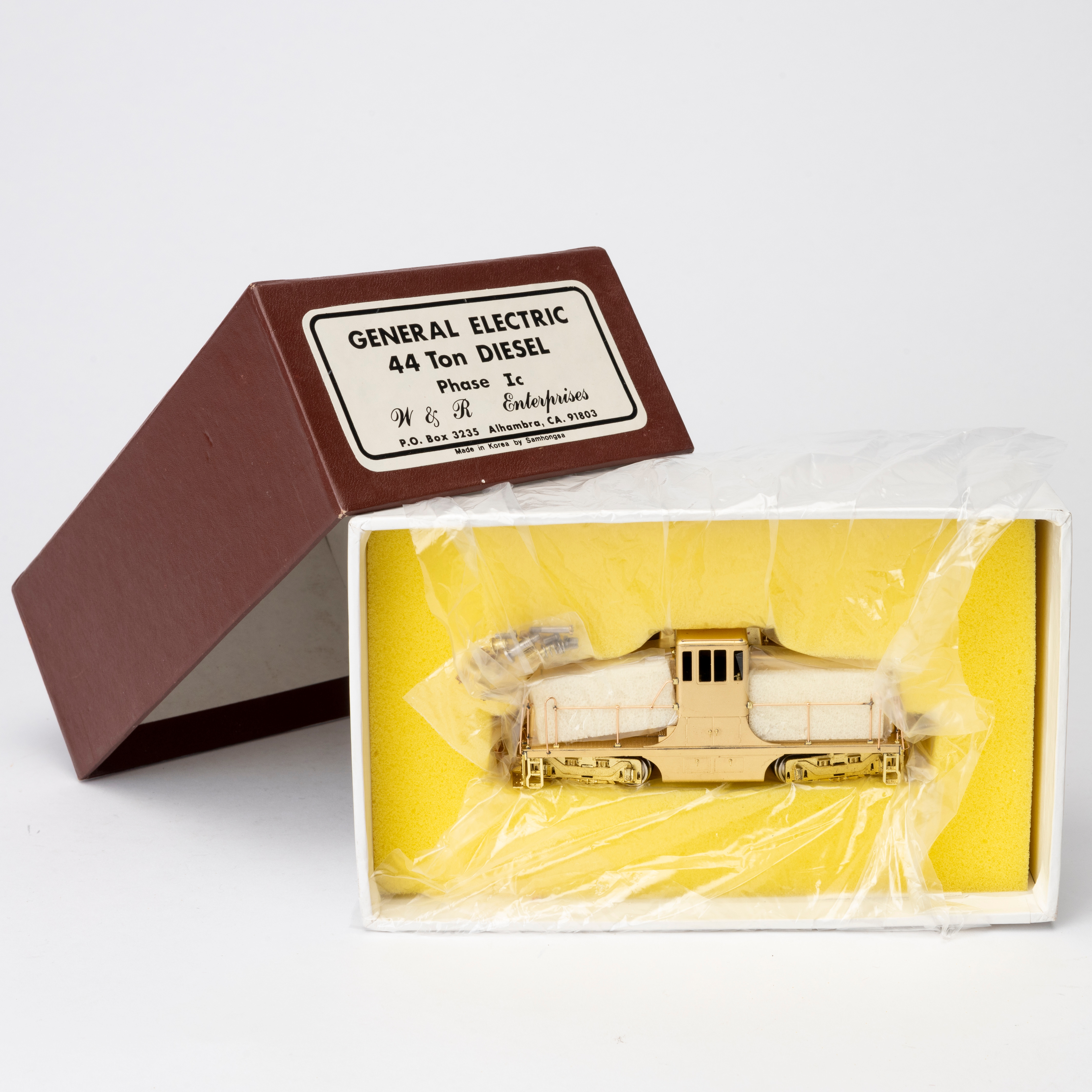 W&R Enterprises GE 44 Ton Diesel Phase Ic, originalkartong, SAMHONGSA KOREA.