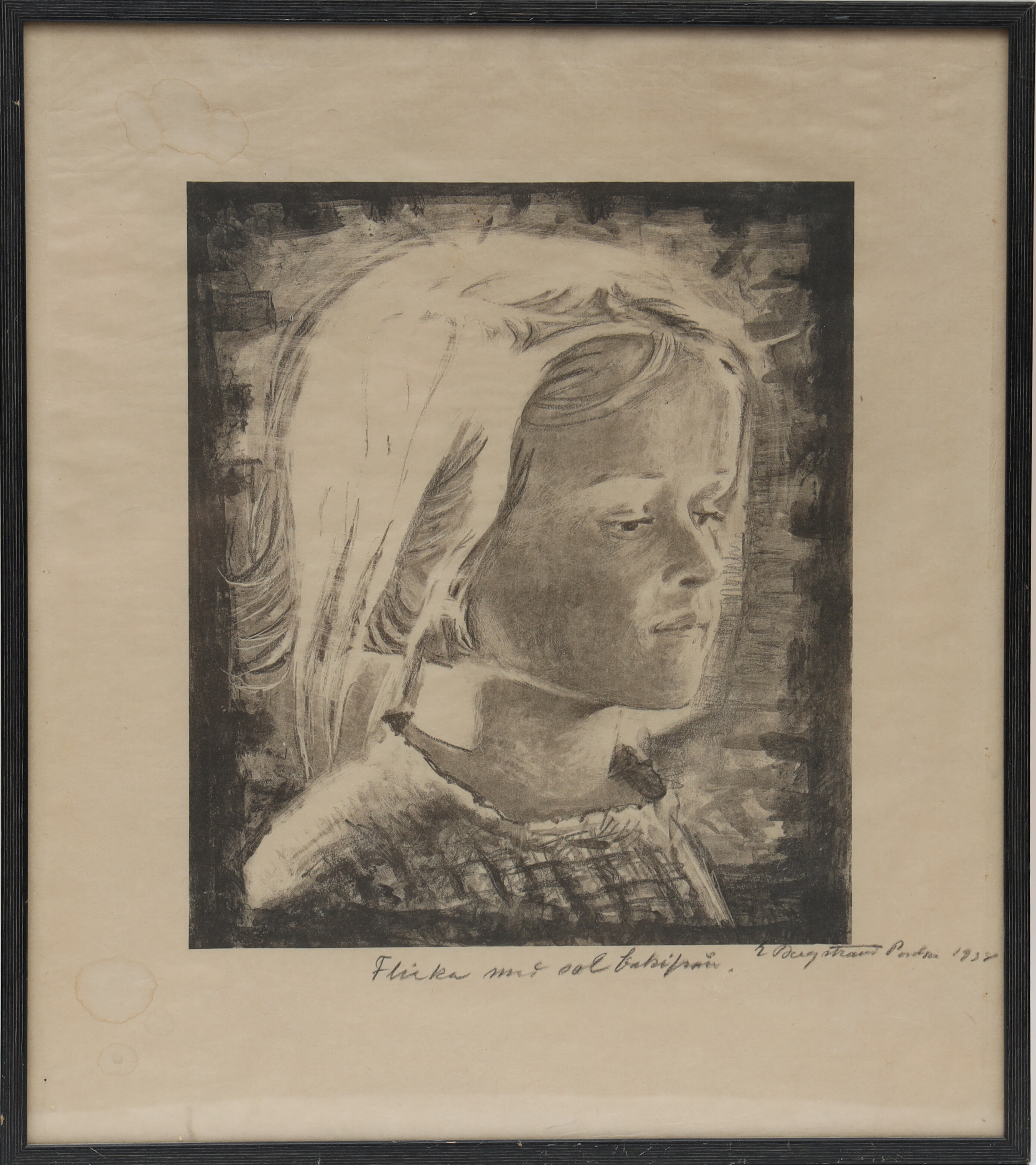 Konsttryck daterat 1934.