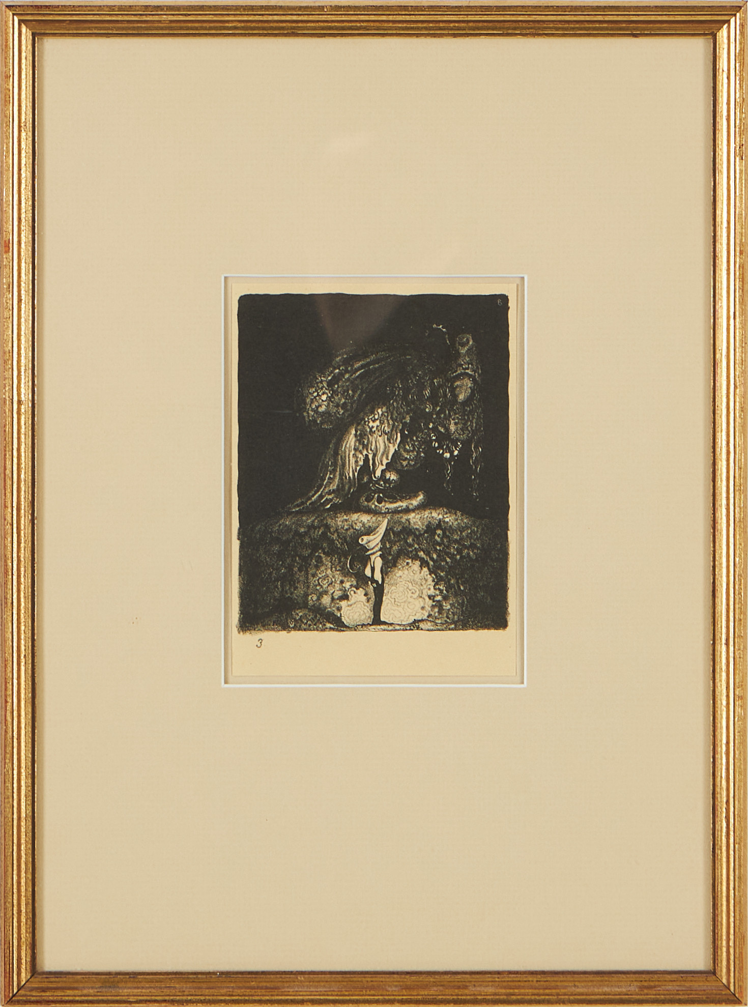 JOHN BAUER. "- God kväll, farbror! sa’ pojken" , litografi.