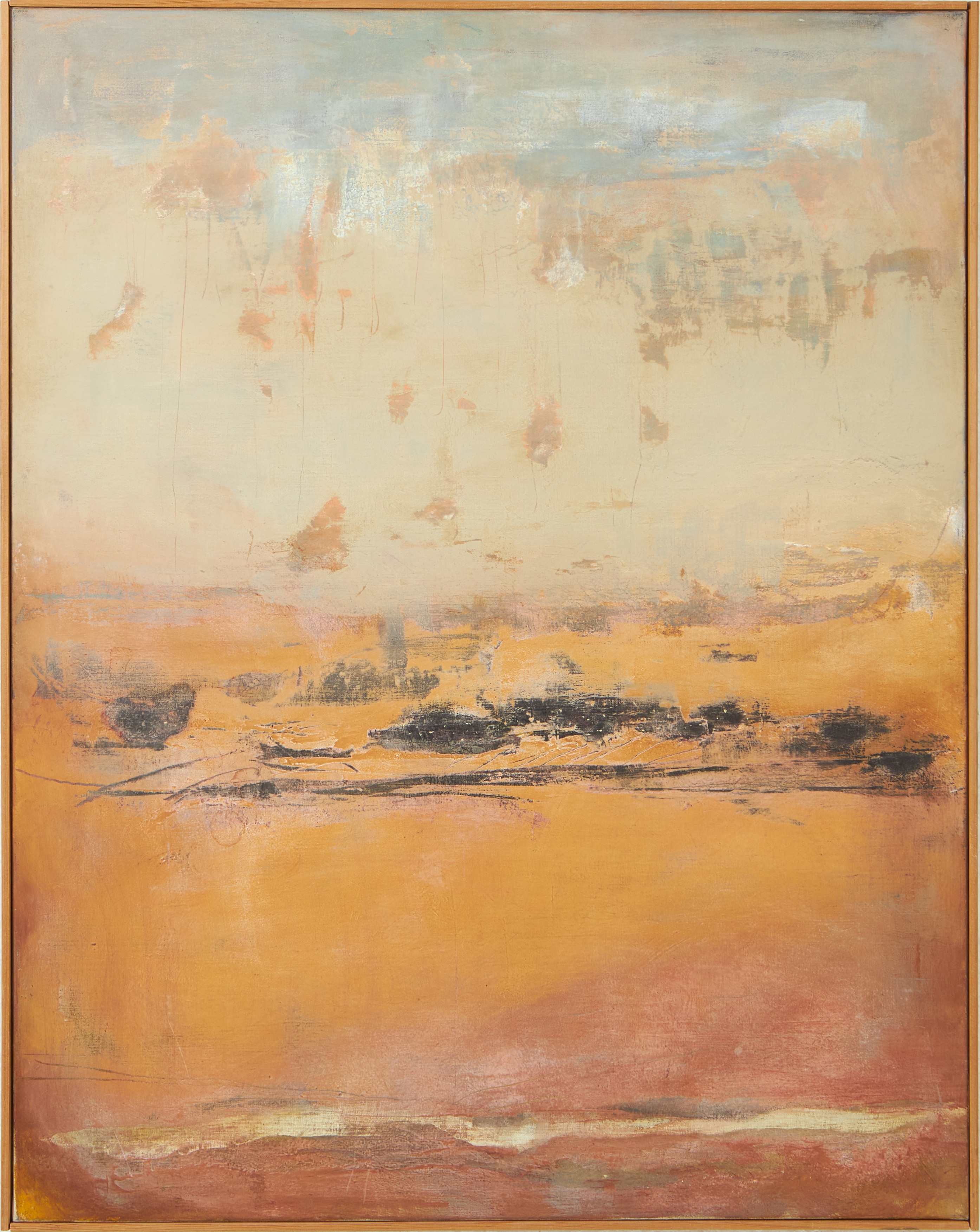 BENT HOLSTEIN (1942). "Green Key", olja och blandteknik på duk.