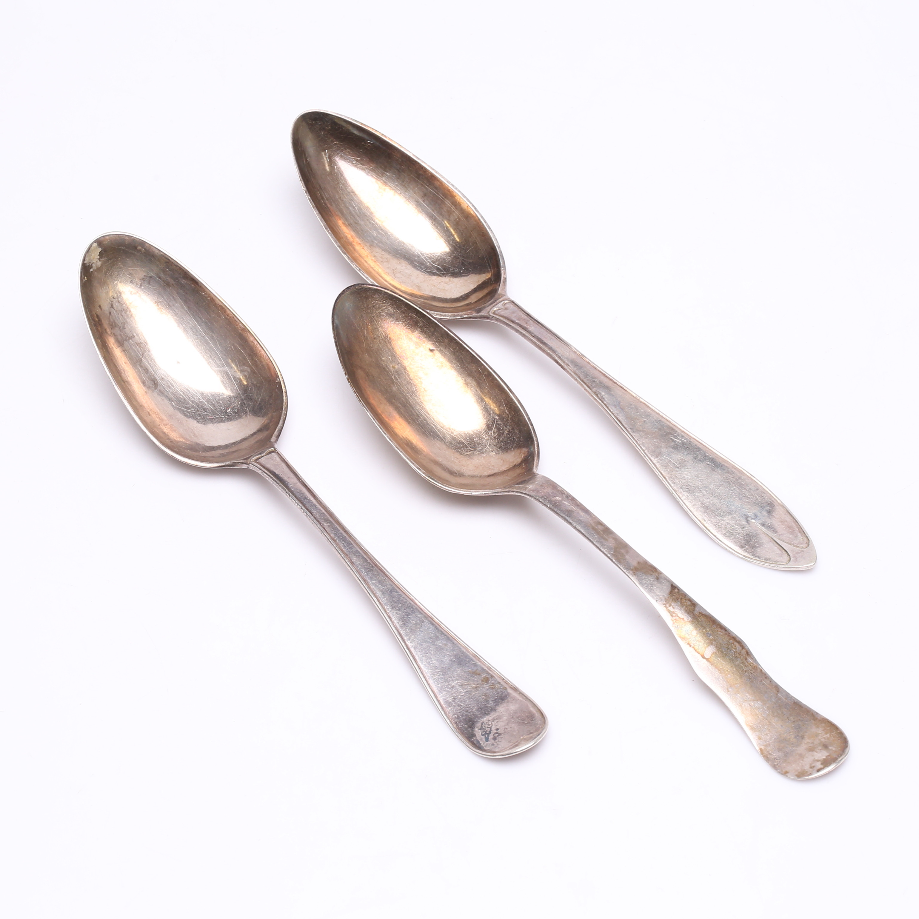 SKEDAR, 3 st, silver, 159 gram, 1800-tal.