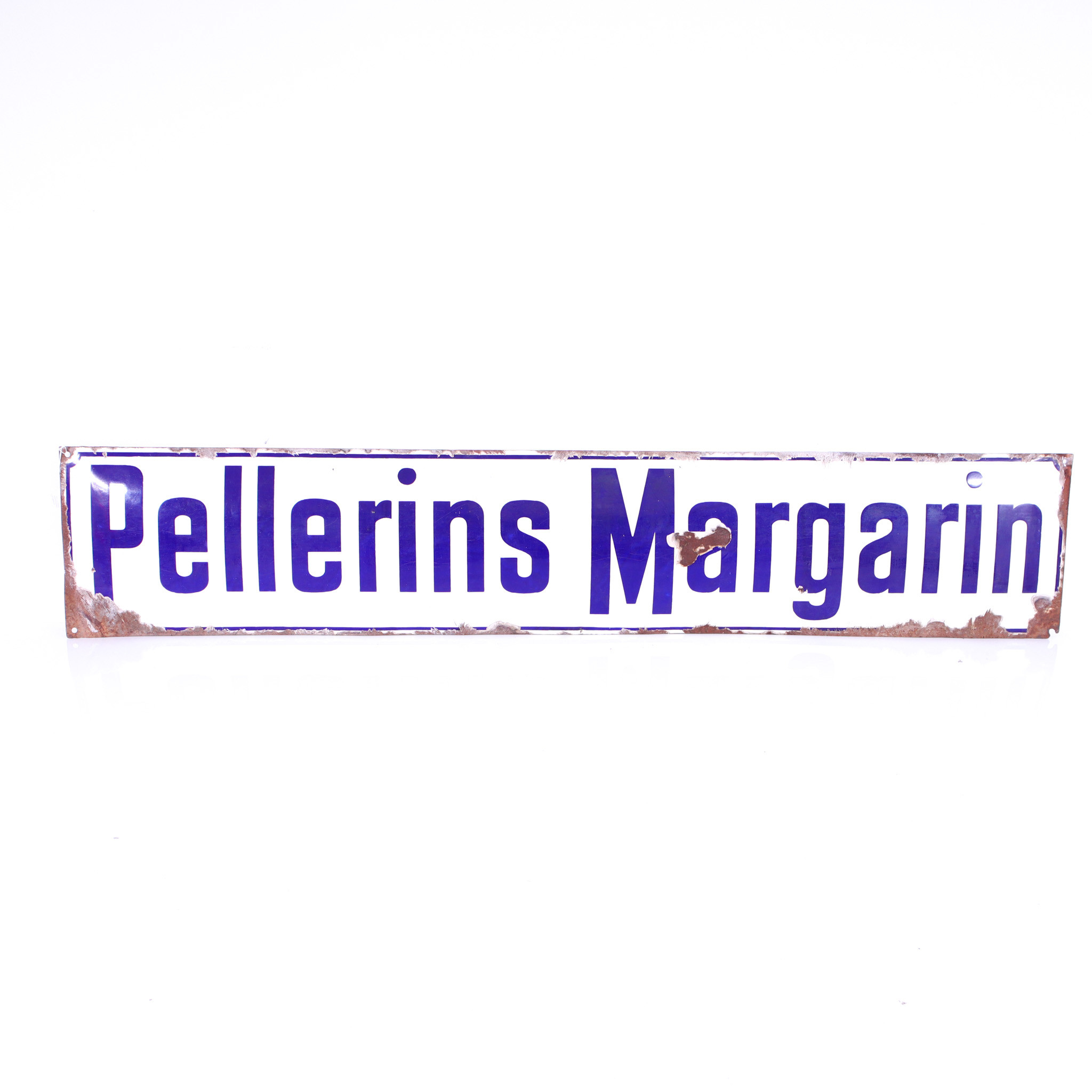 PELLERINS MARGARIN, emaljskylt, 1910/20-tal.