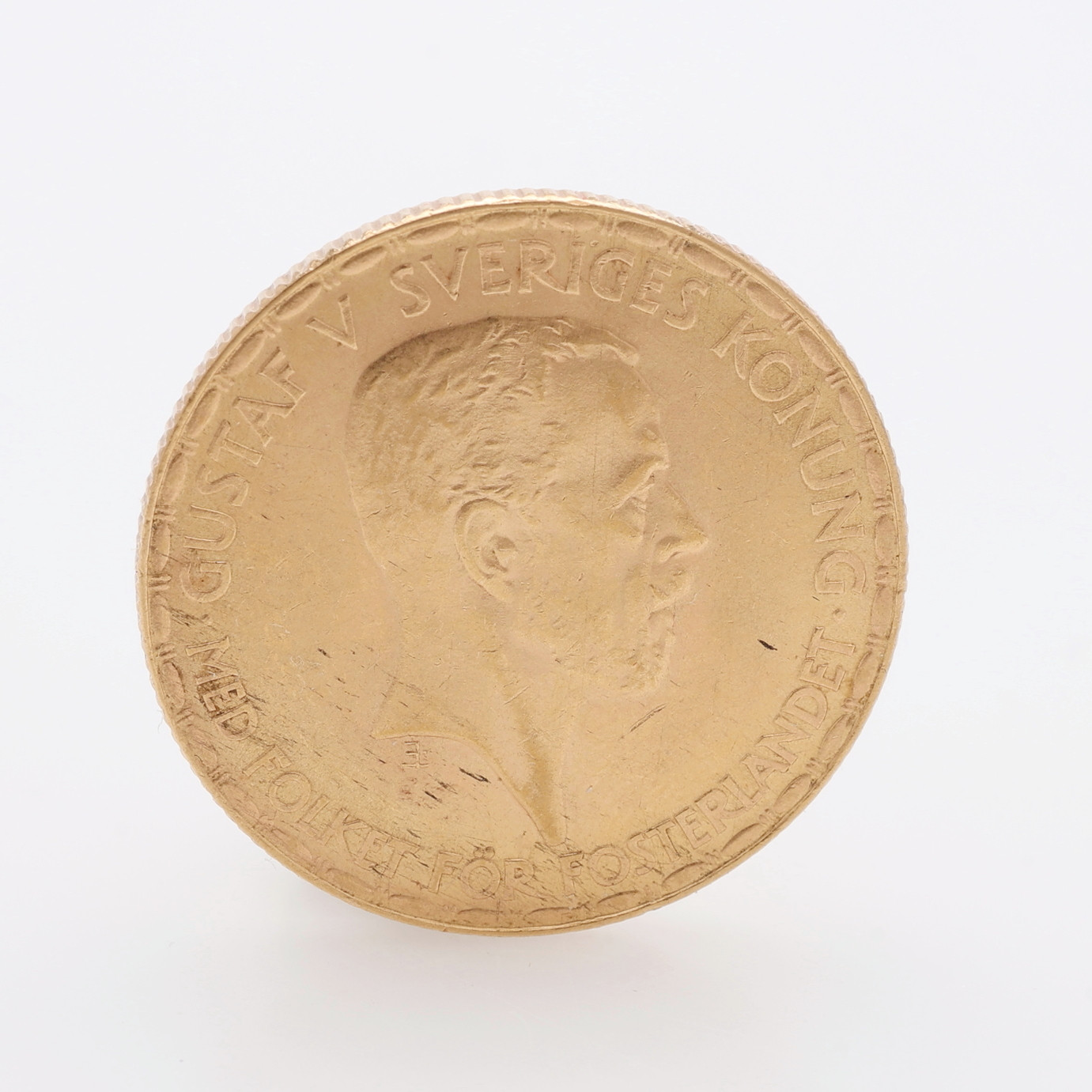 GULDMYNT, 21,6K GULD, 20 KRONOR, SVERIGE, 1925 Ca. 8,9 g.