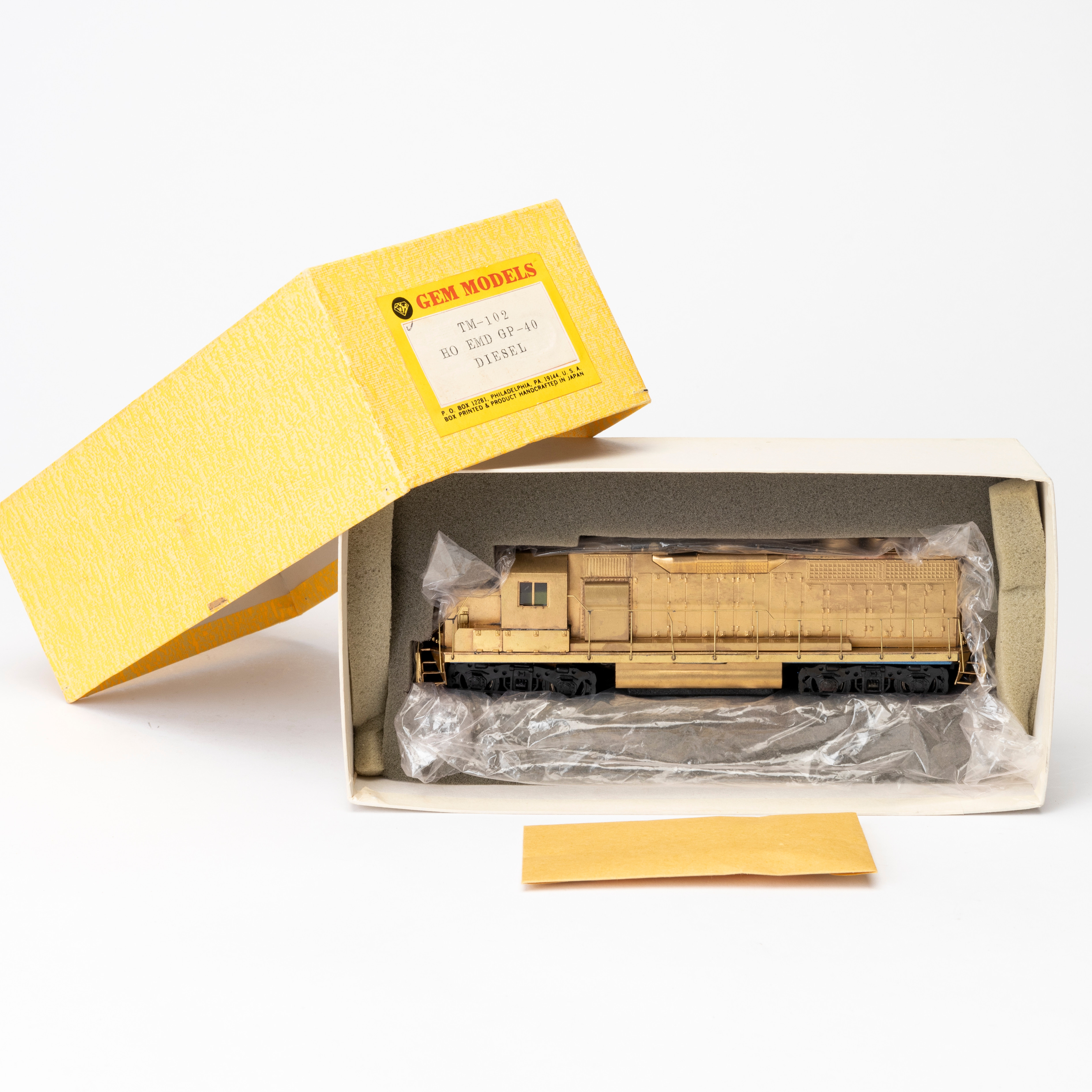GEM MODELS TM-102 GP - 40 Diesel , originalkartong, Japan och Hong Kong.