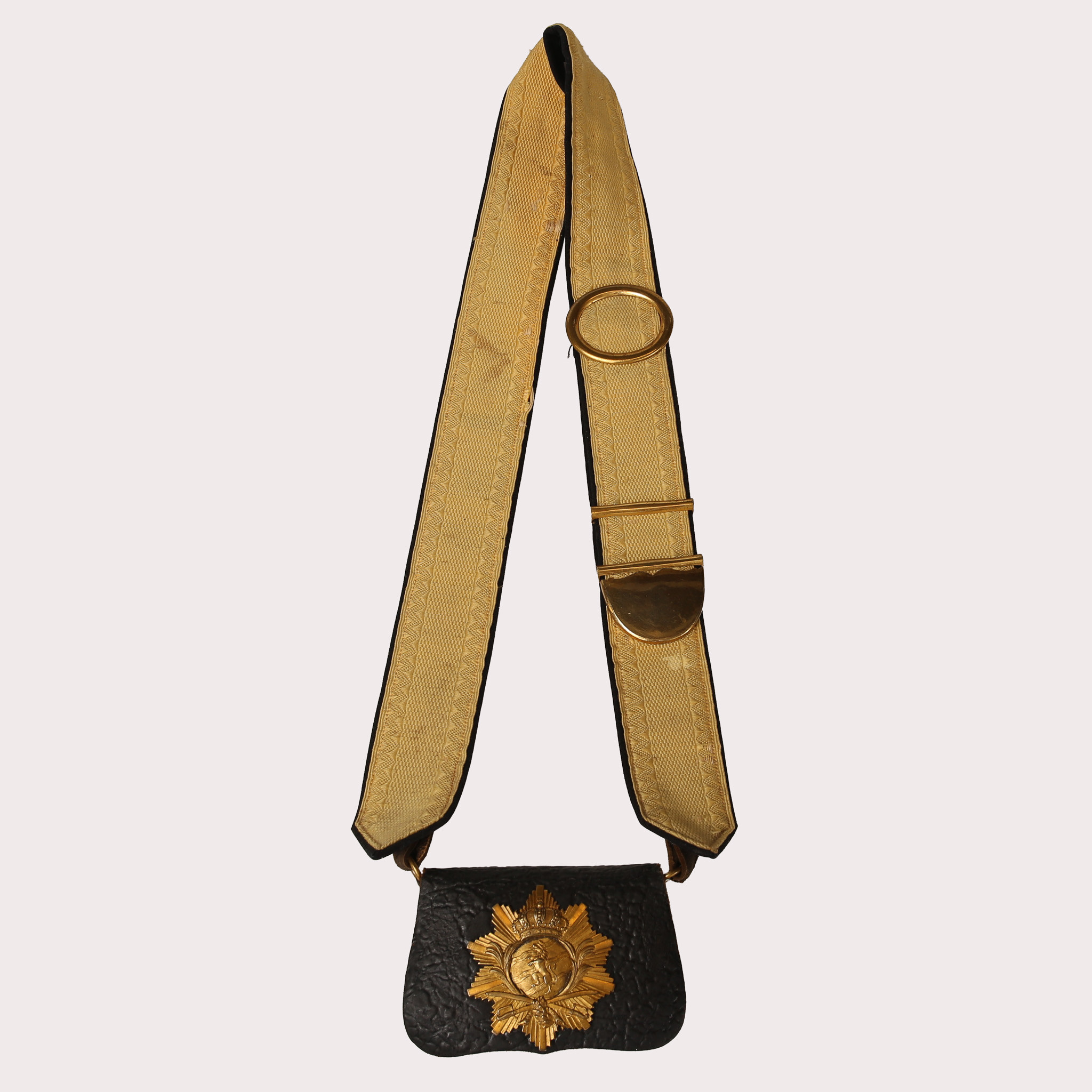 KARTUSCHLÅDA & REM, Göta artilleri, underofficer, m/1893.