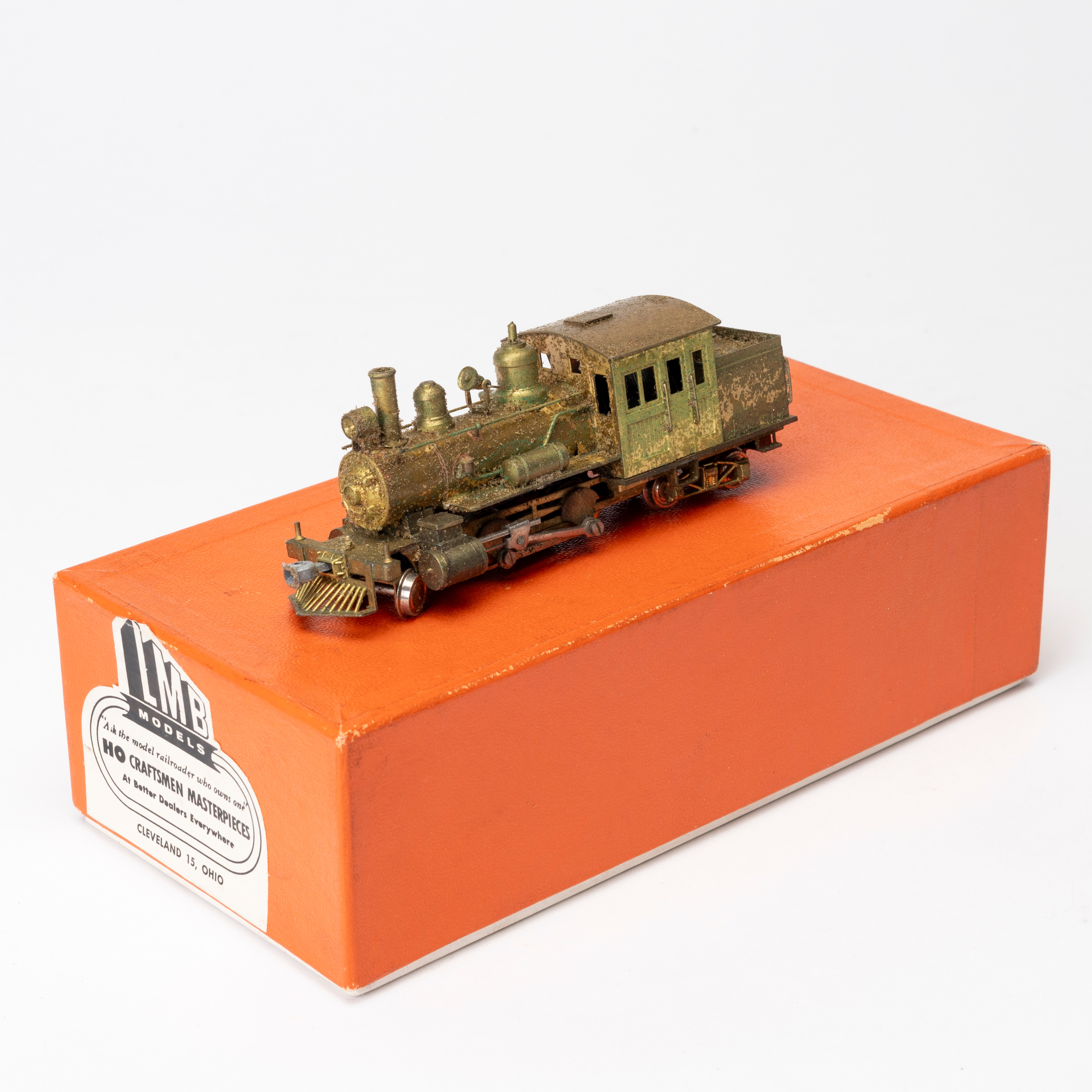 LMB amerikanskt ånglok, 2-4-4 , originalkartong, Japan.