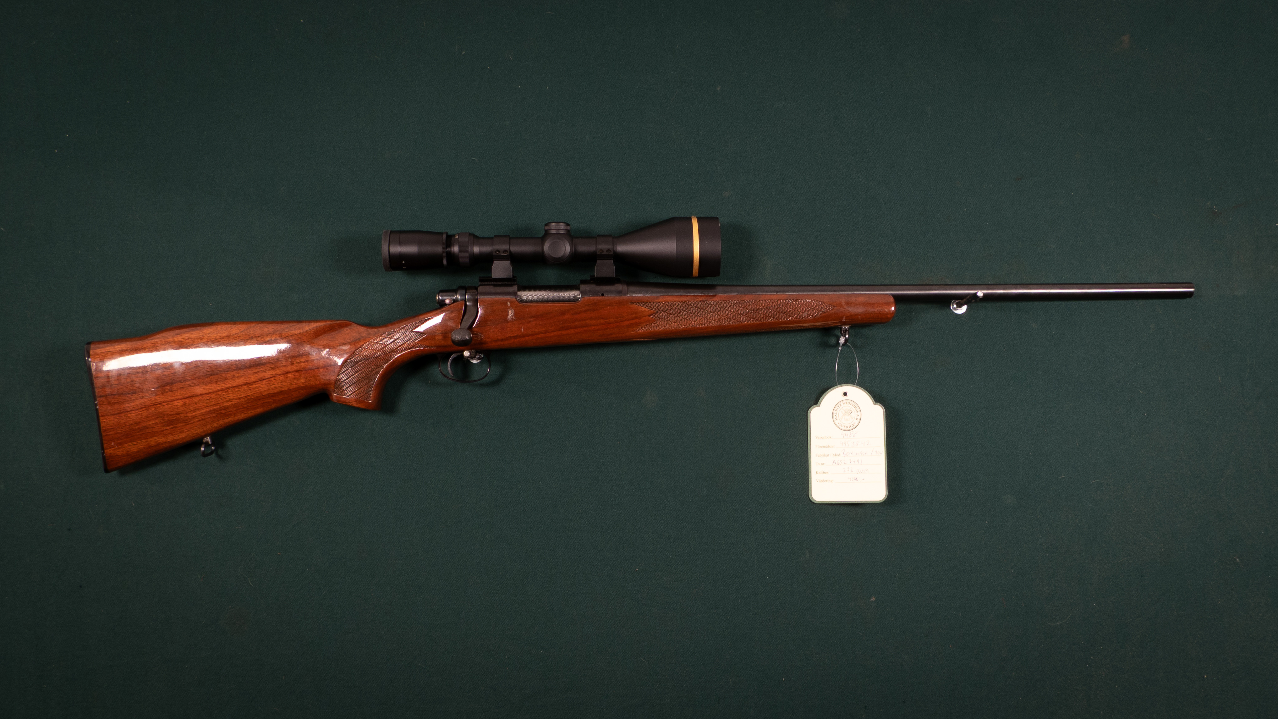 Remington Model 700 Kal. 222 Rem Tillv.nr: A6527491.