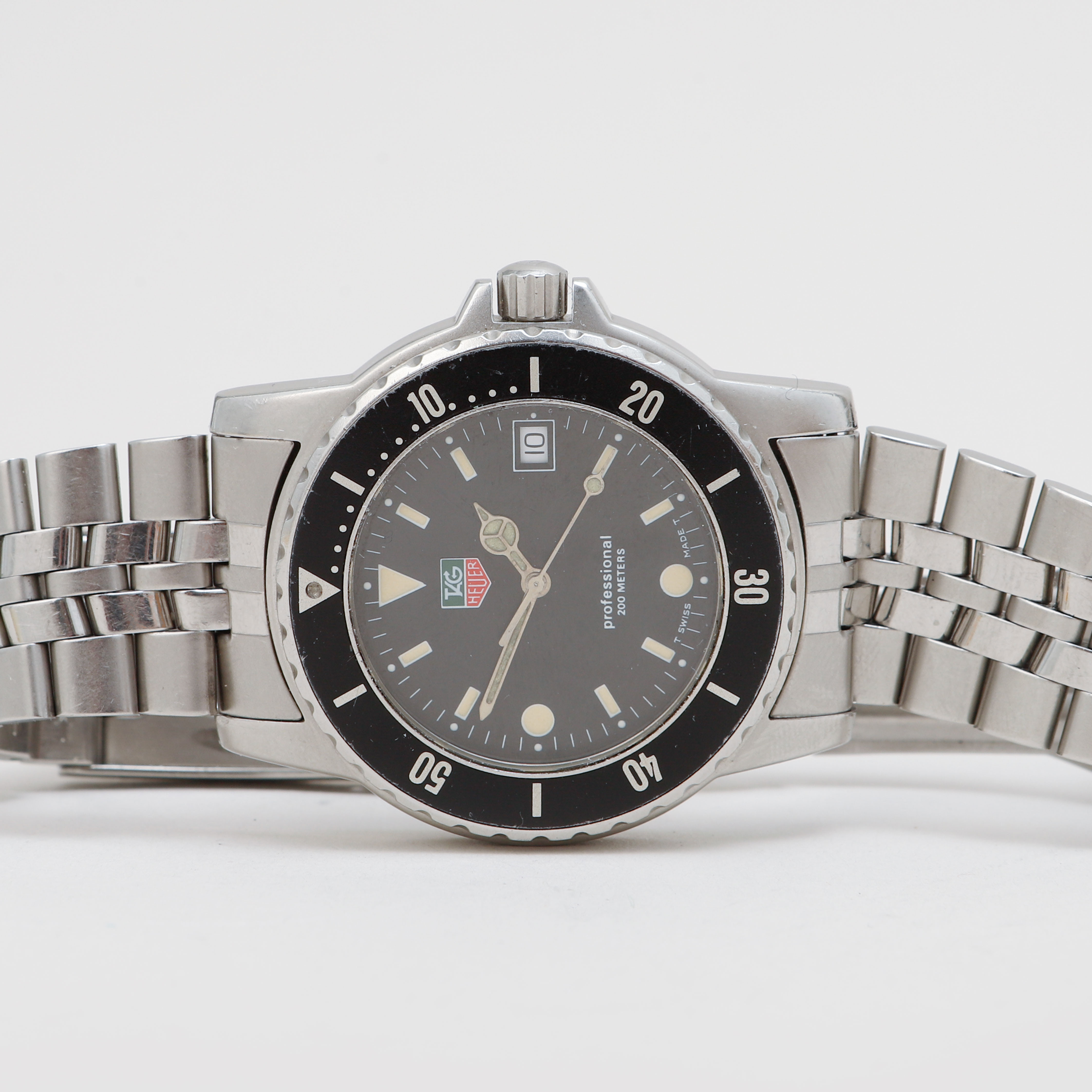 ARMBANDSUR, Tag Heuer, Professional, stål, quartz, ca 1990-tal.