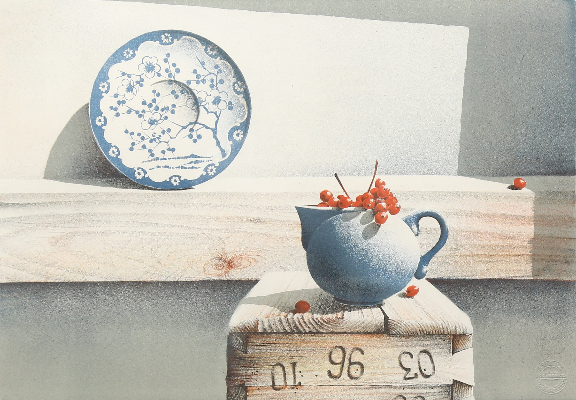 NILS-ERIC JOHANSSON. litografi, signerad och numrerad.