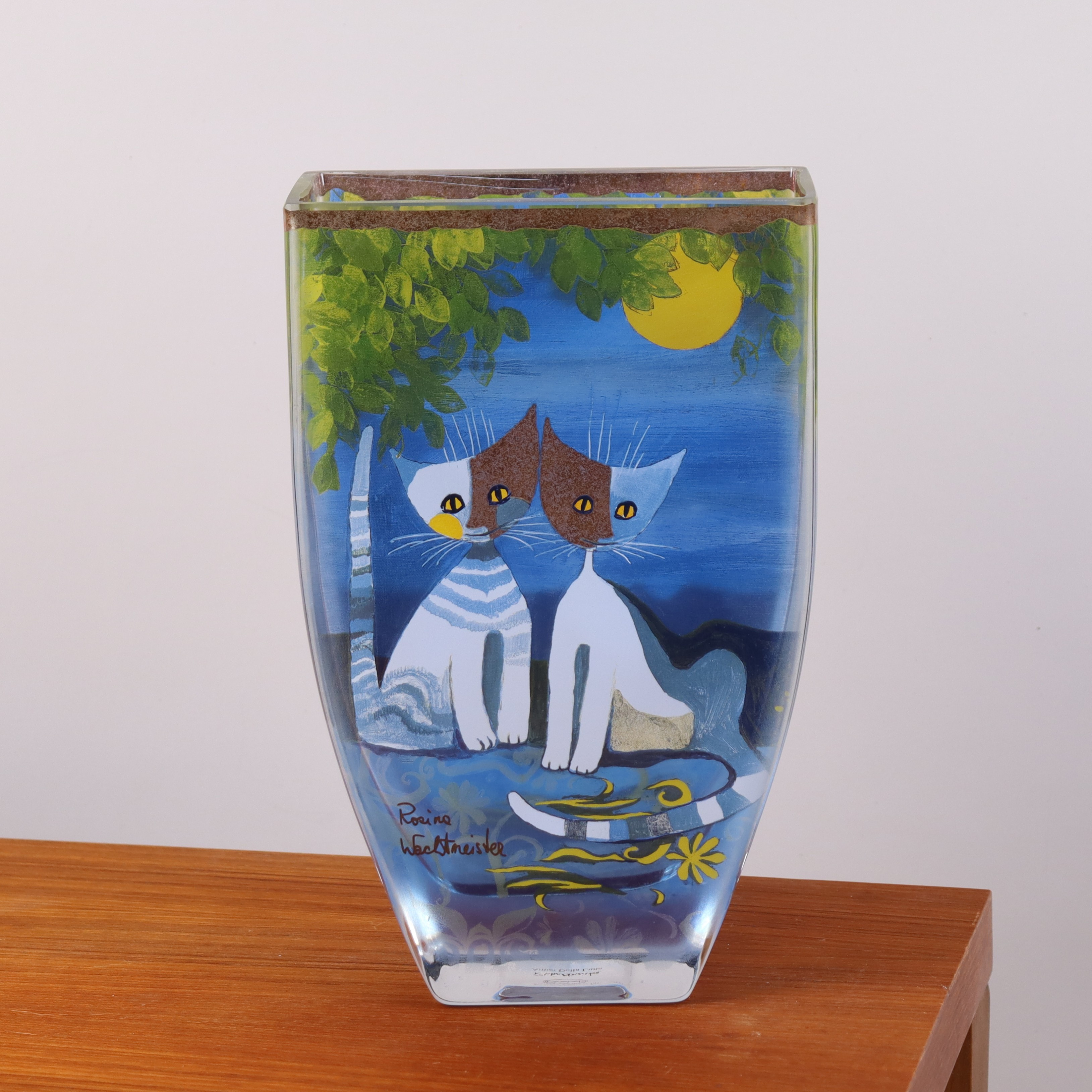 ROSINA WACHTMEISTER. vas i glas, "Amici Della Luna", Goebel.