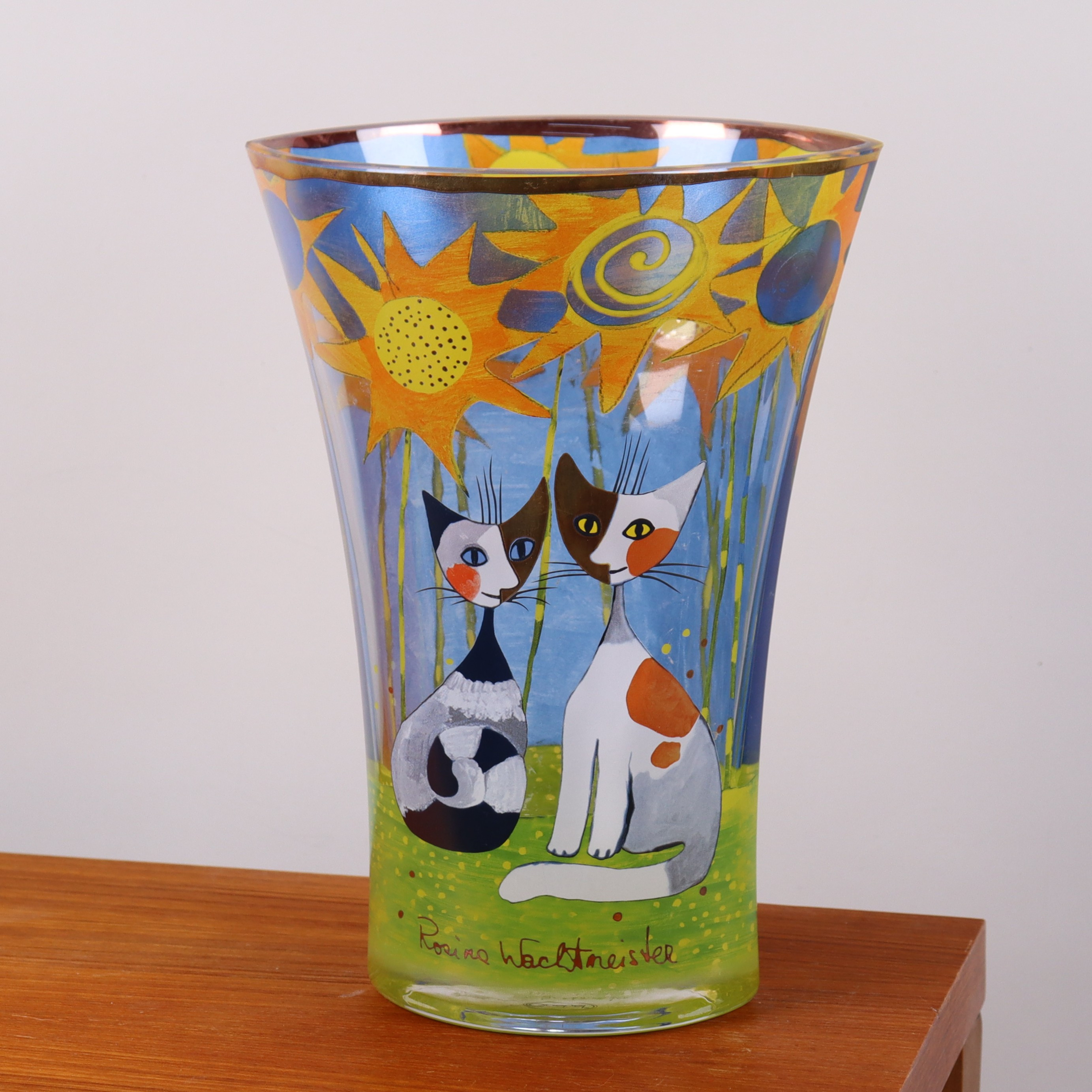 ROSINA WACHTMEISTER. vas i glas, "Tito e Tiziana", Goebel.