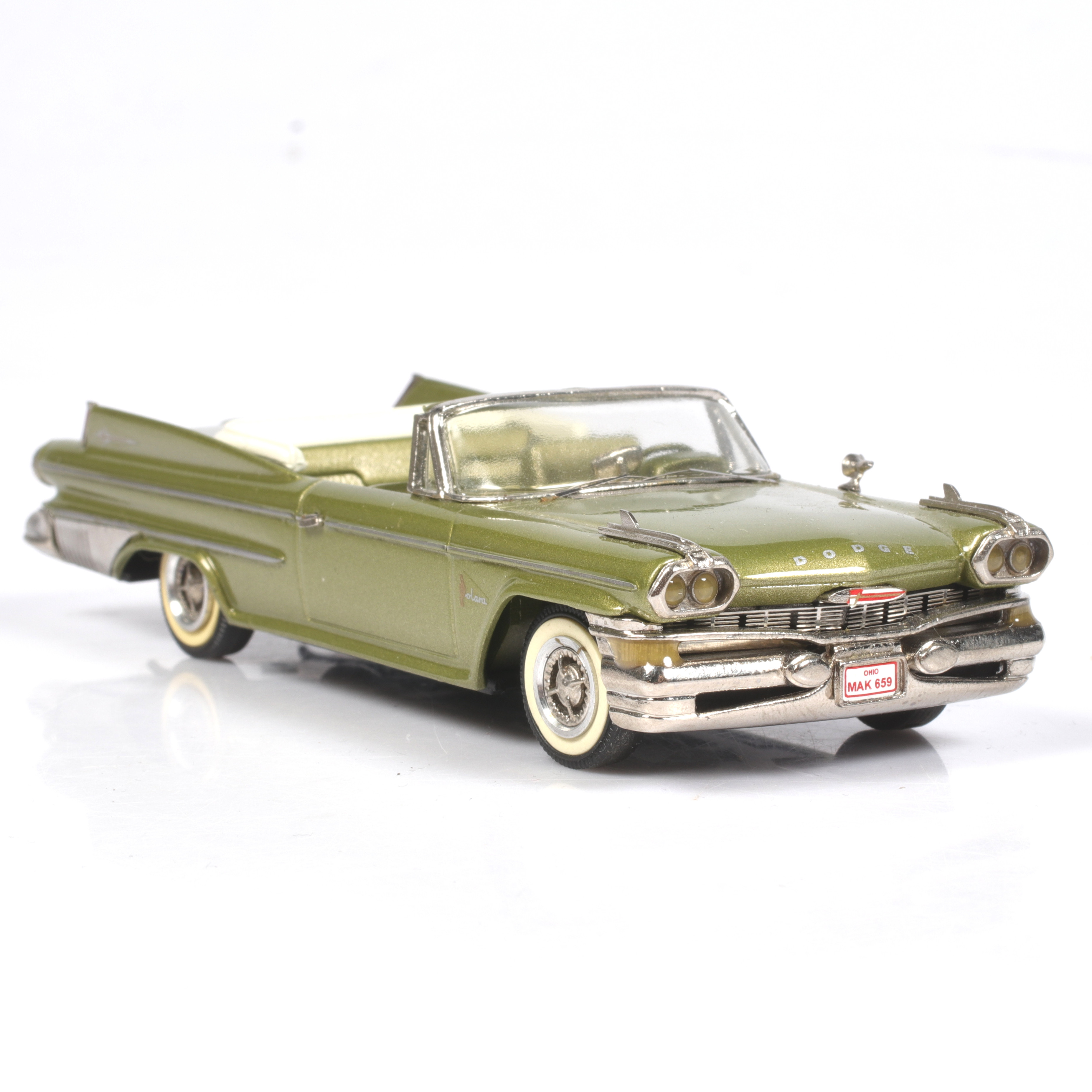 MODELLBIL, metall/resin, Dodge Polara, 1960, Western Models, skala 1:43.