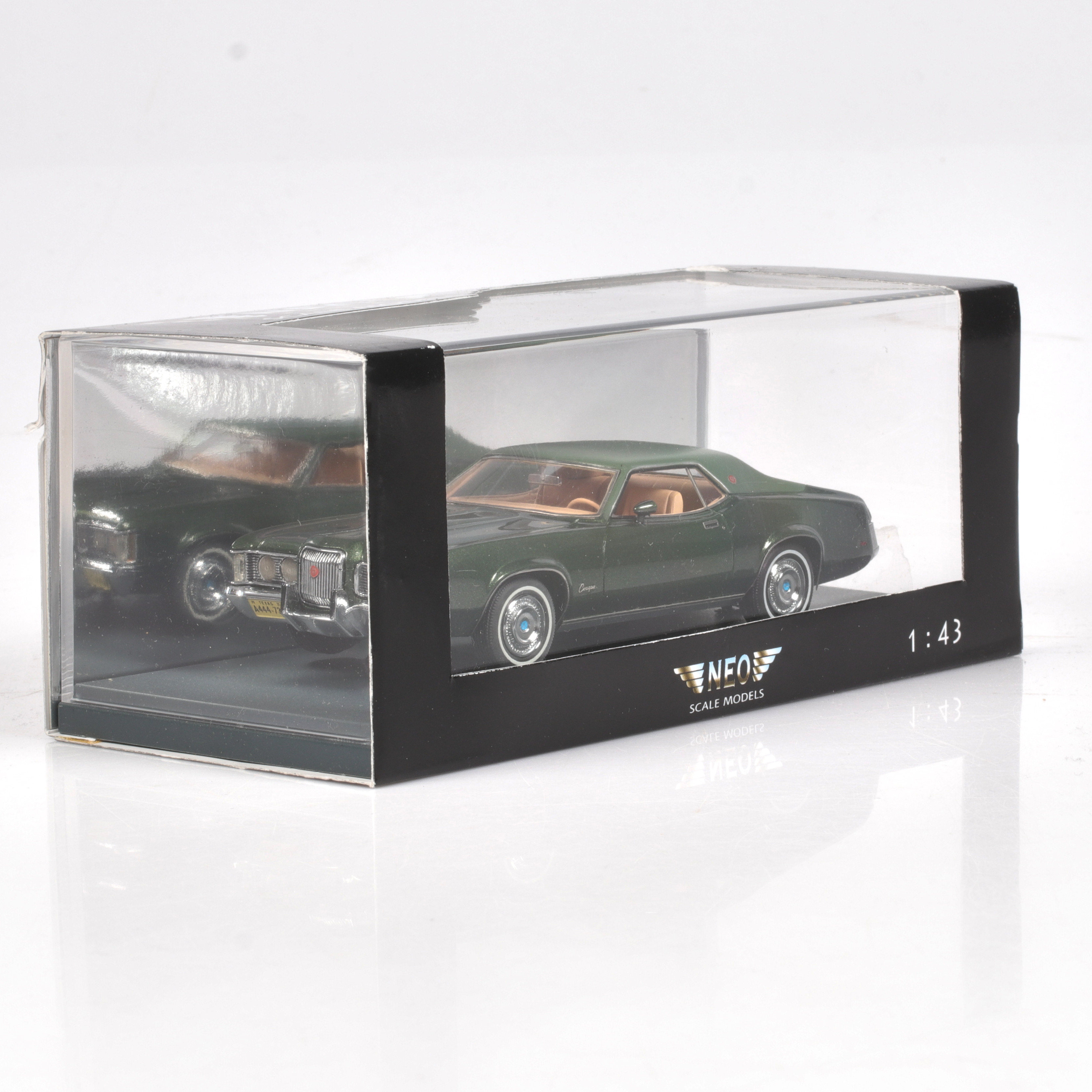 MODELLBIL, metall/resin, Mercury Cougar, NEO Models, skala 1:43.