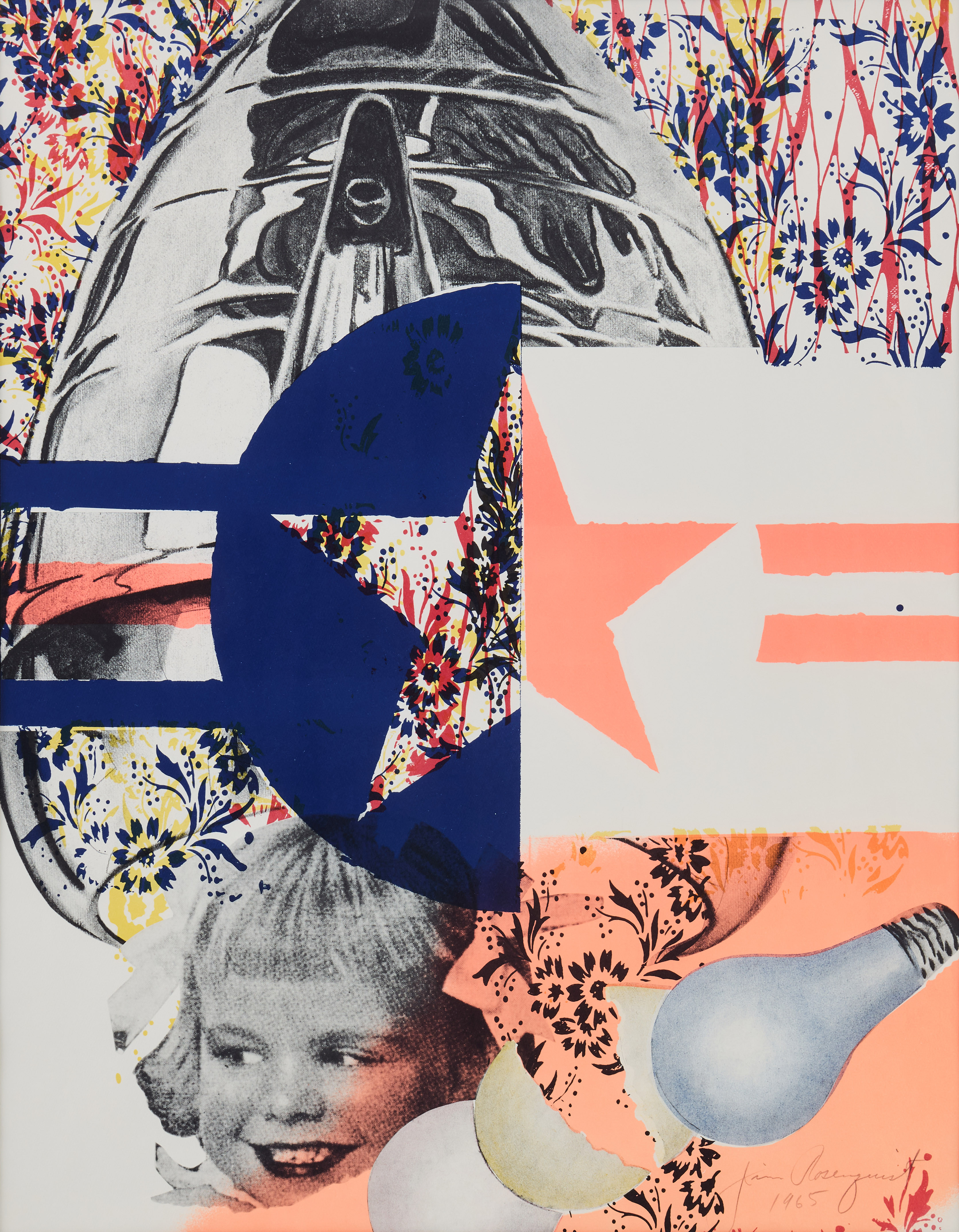 JAMES ROSENQUIST. "F-111" (Castelli Gallery Poster).
