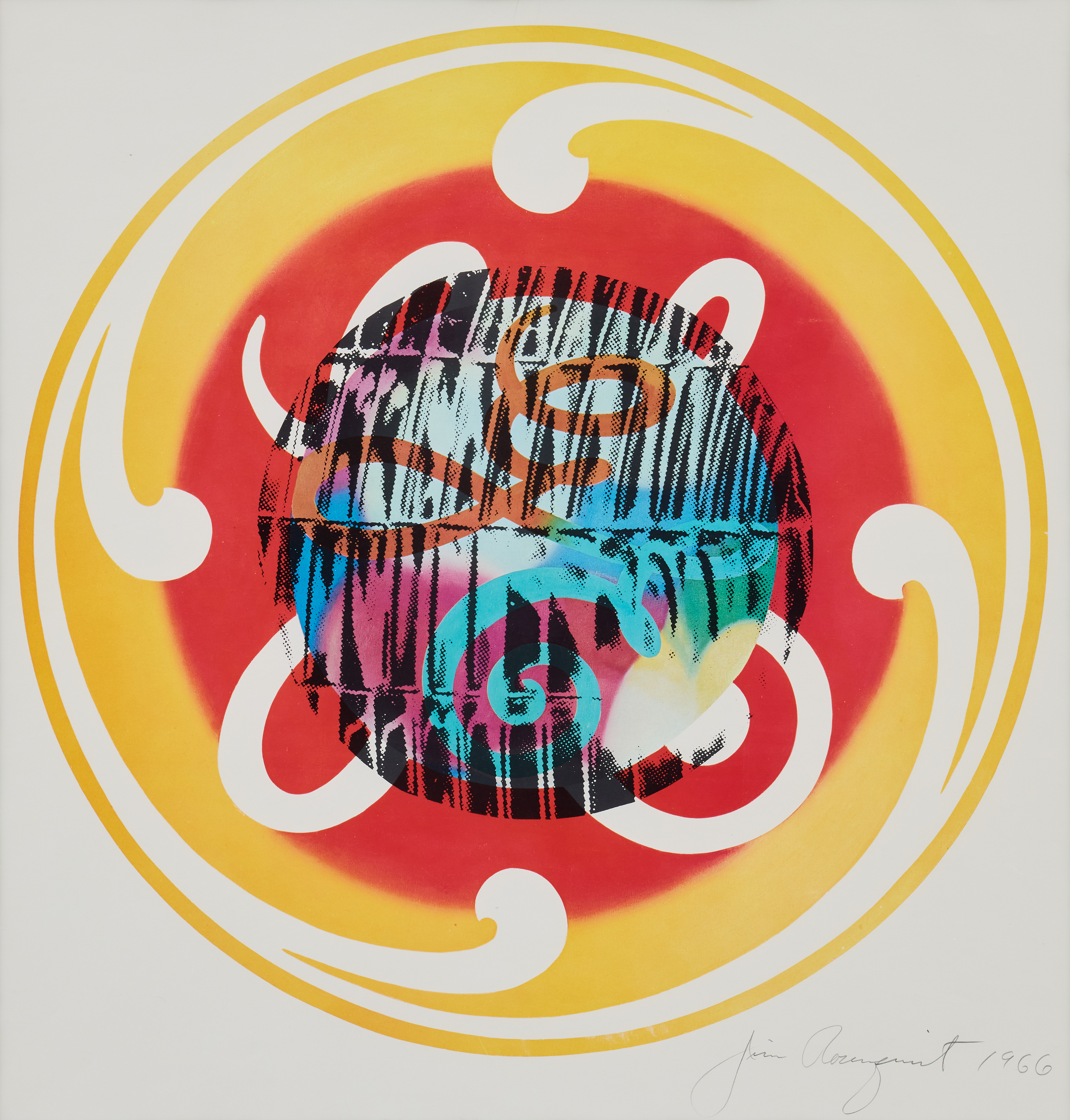 JAMES ROSENQUIST. "Circles of Confusion and Lite Bulb".