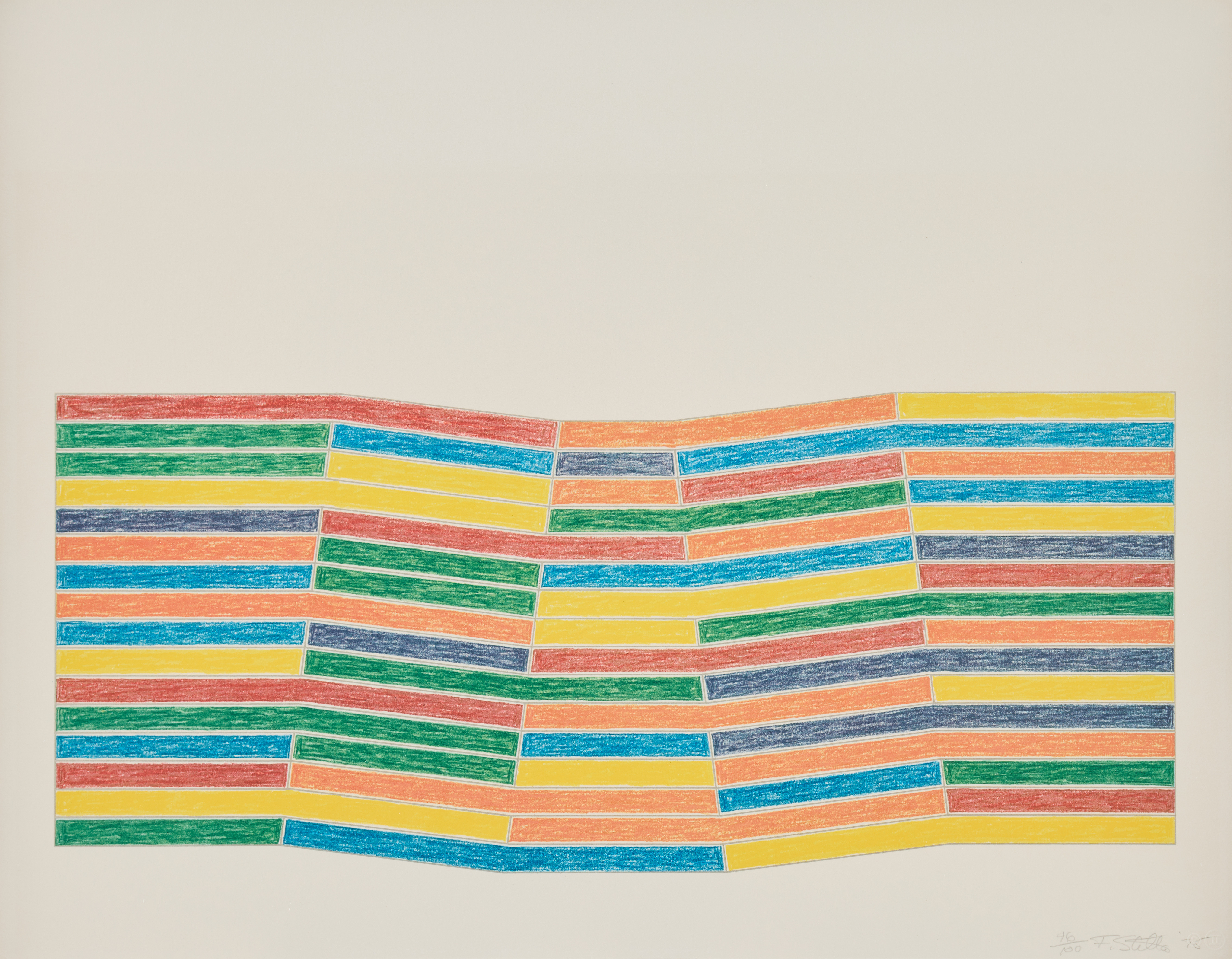 FRANK STELLA. "Furg" ur "Merce Cunningham portfolio".