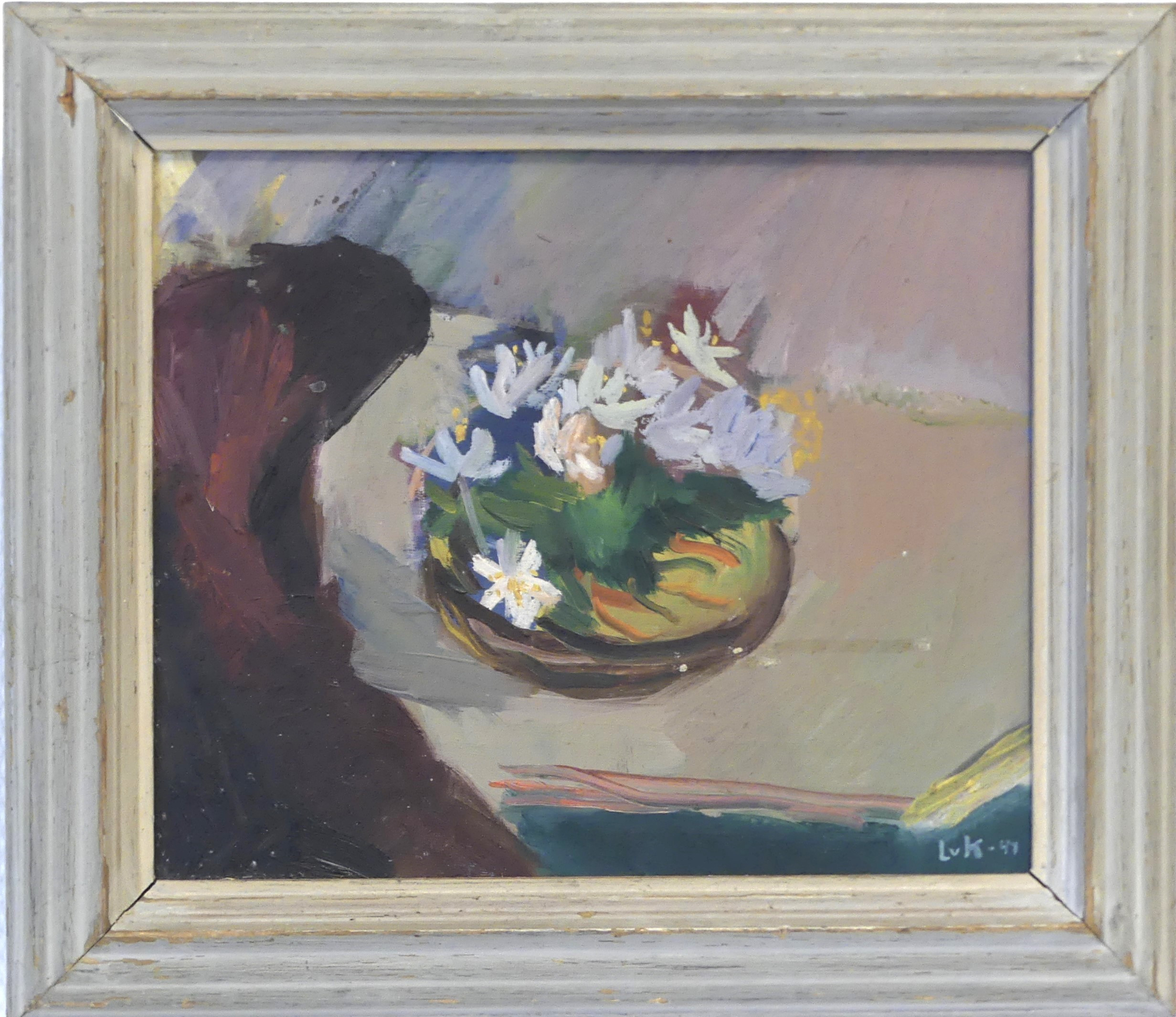 LILIAN VON KRUSENSTJERNA. olja på duk.
