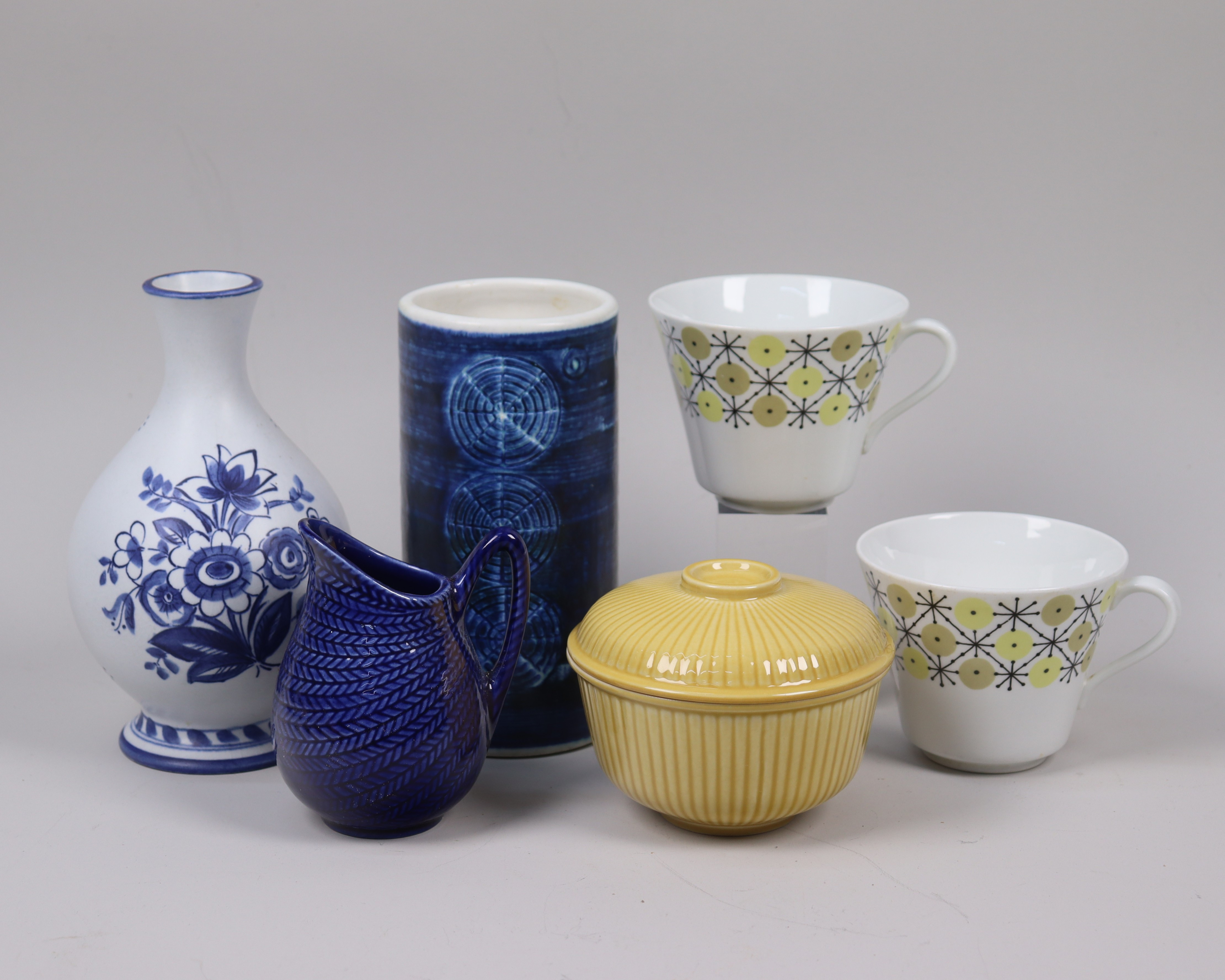 RÖRSTRAND, diverse, Hertha Bengtsson, Olle Alberius, Lars Thorén mm, 6 delar.