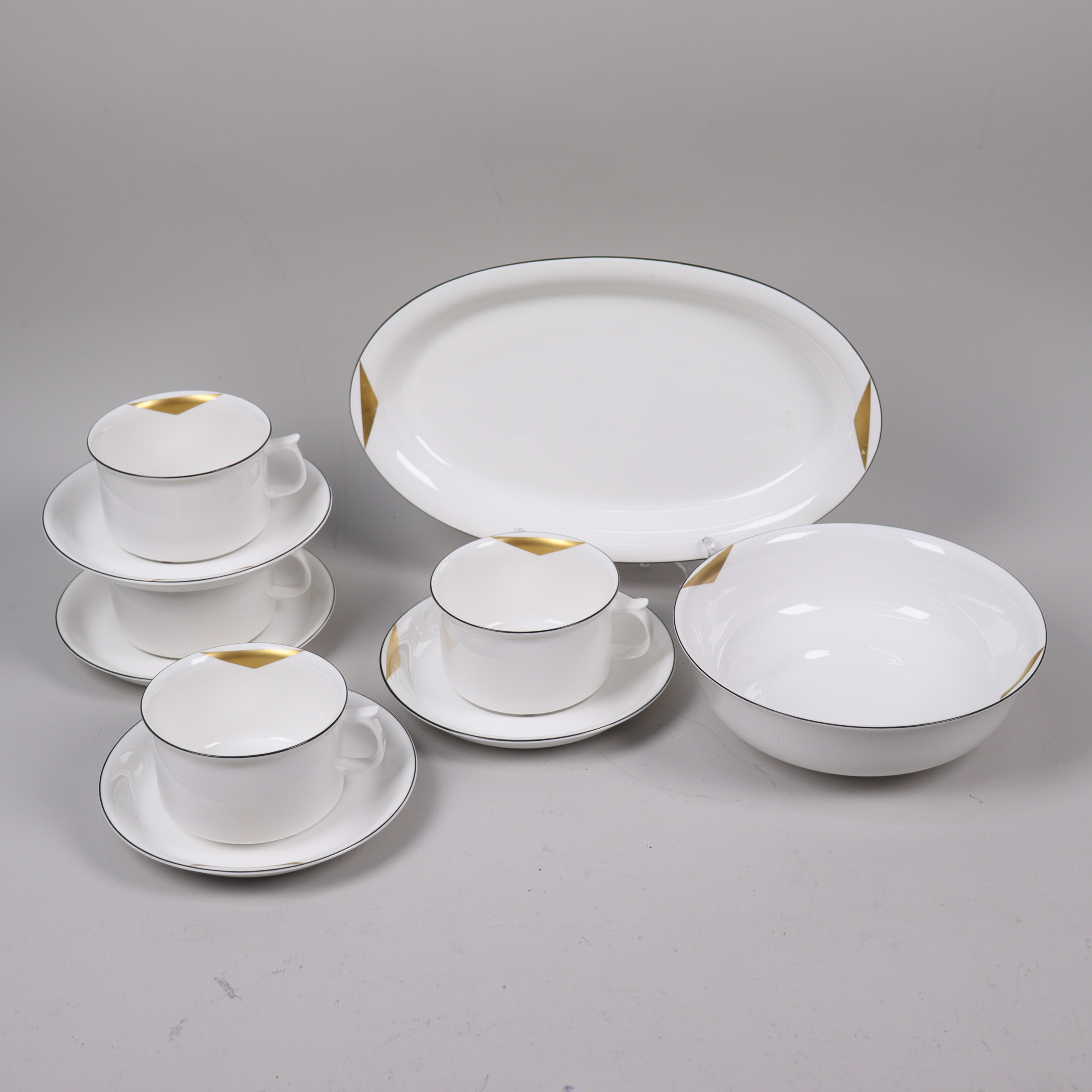 JONAS LINDKVIST. "New York", Gustavsberg, teservis, 10 delar.