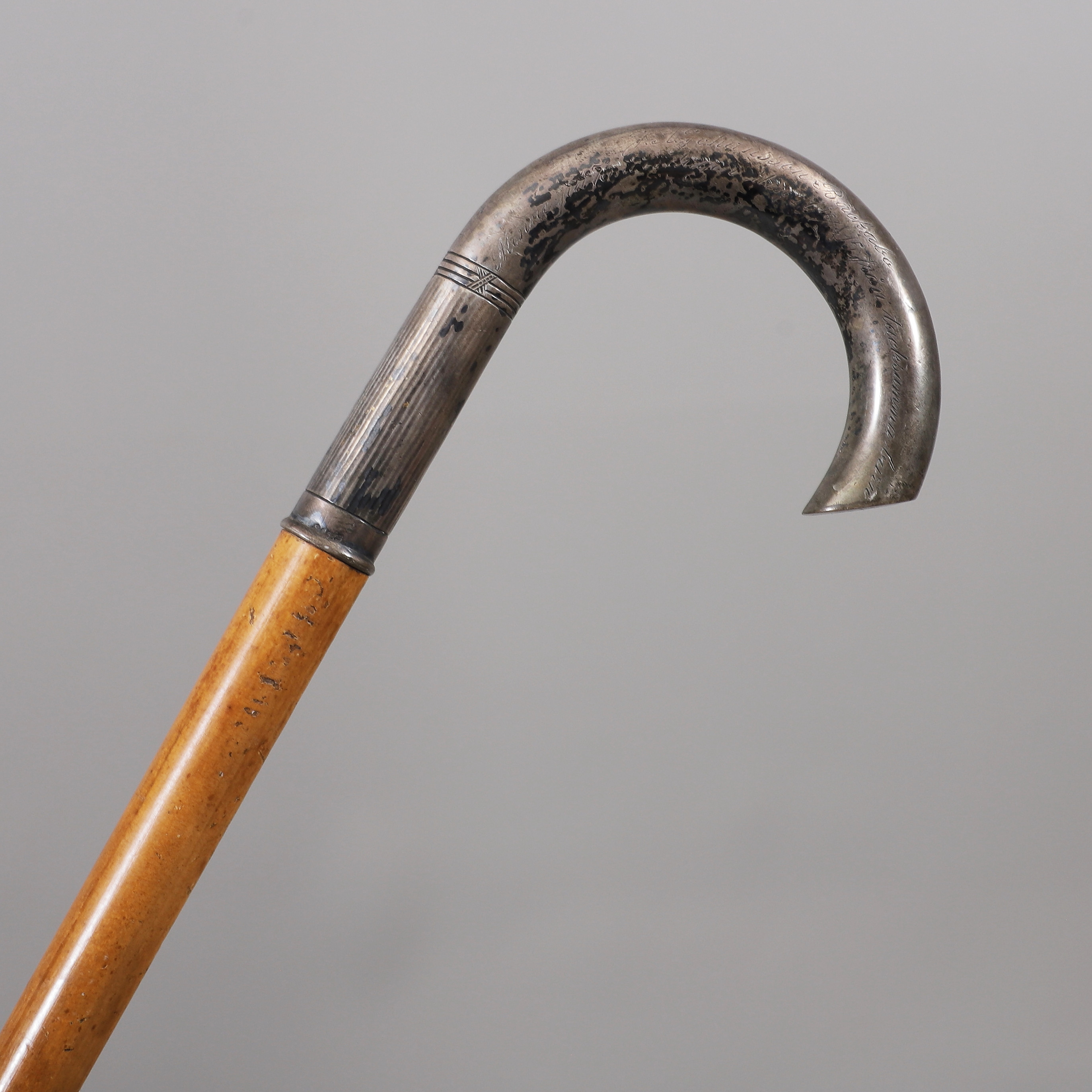 KÄPP med silverkrycka, 1900-talets första hälft.