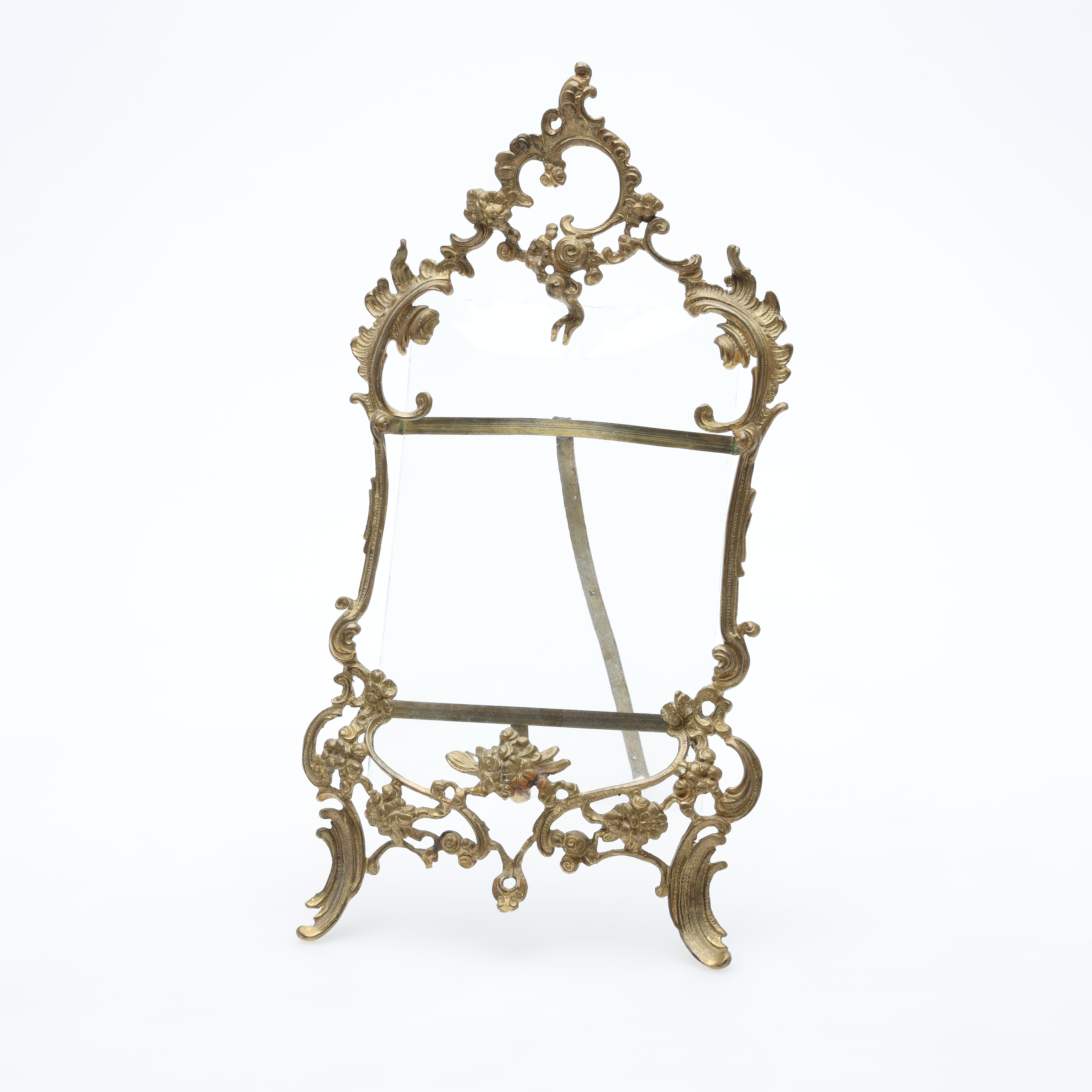 RAM mässing med välvt glas.