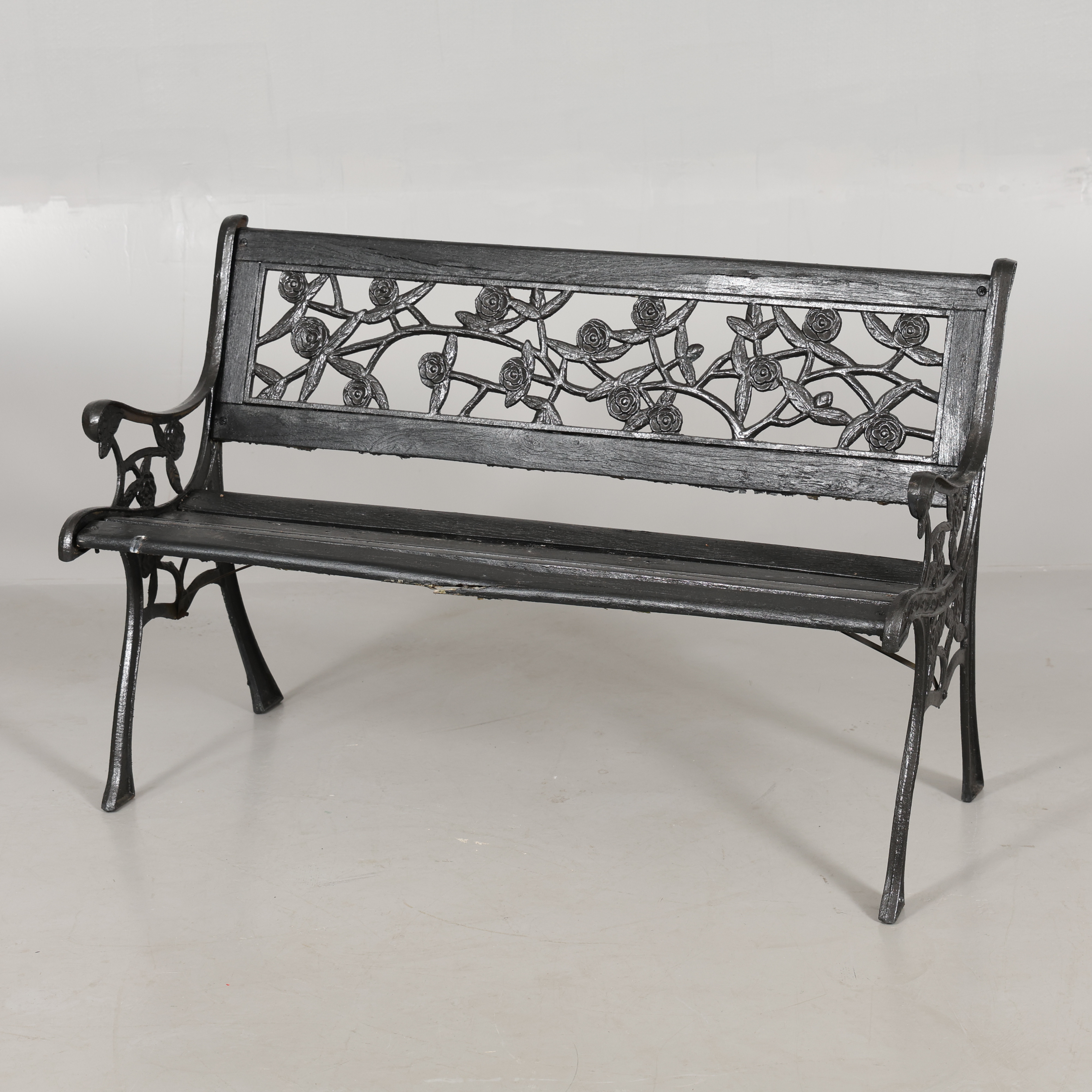 TRÄDGÅRDSSOFFA metall / trä.