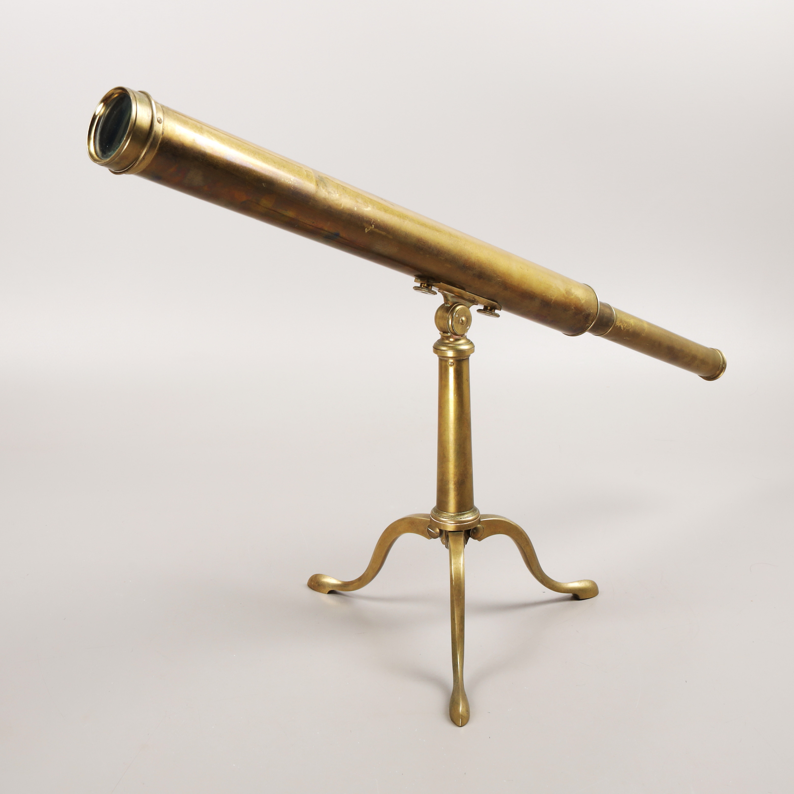 TUBKIKARE/TELESKOP, mässing, Harris & Co, London, England, 1800-talets andra hälft.