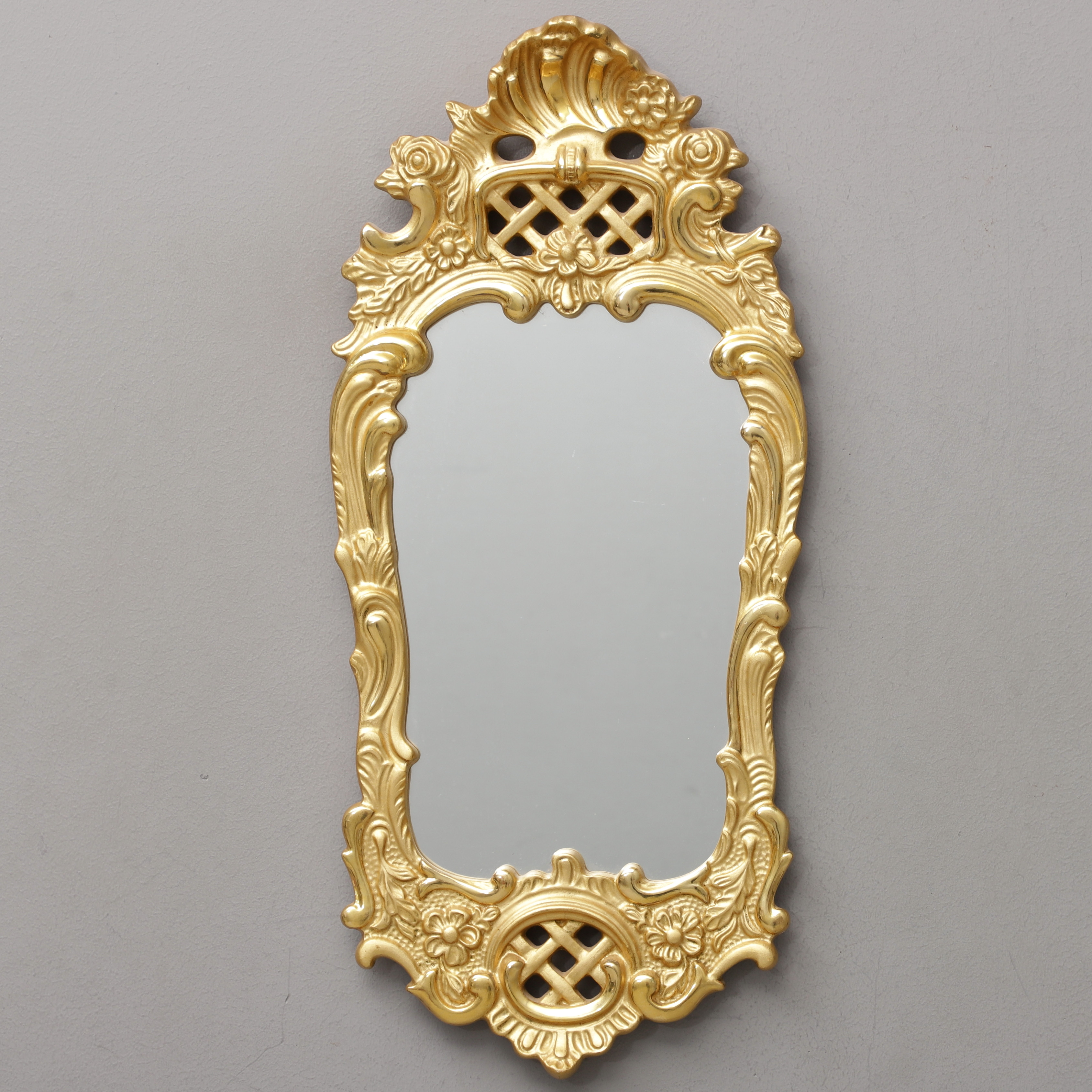 SPEGEL, förgylld, 1900-tal.