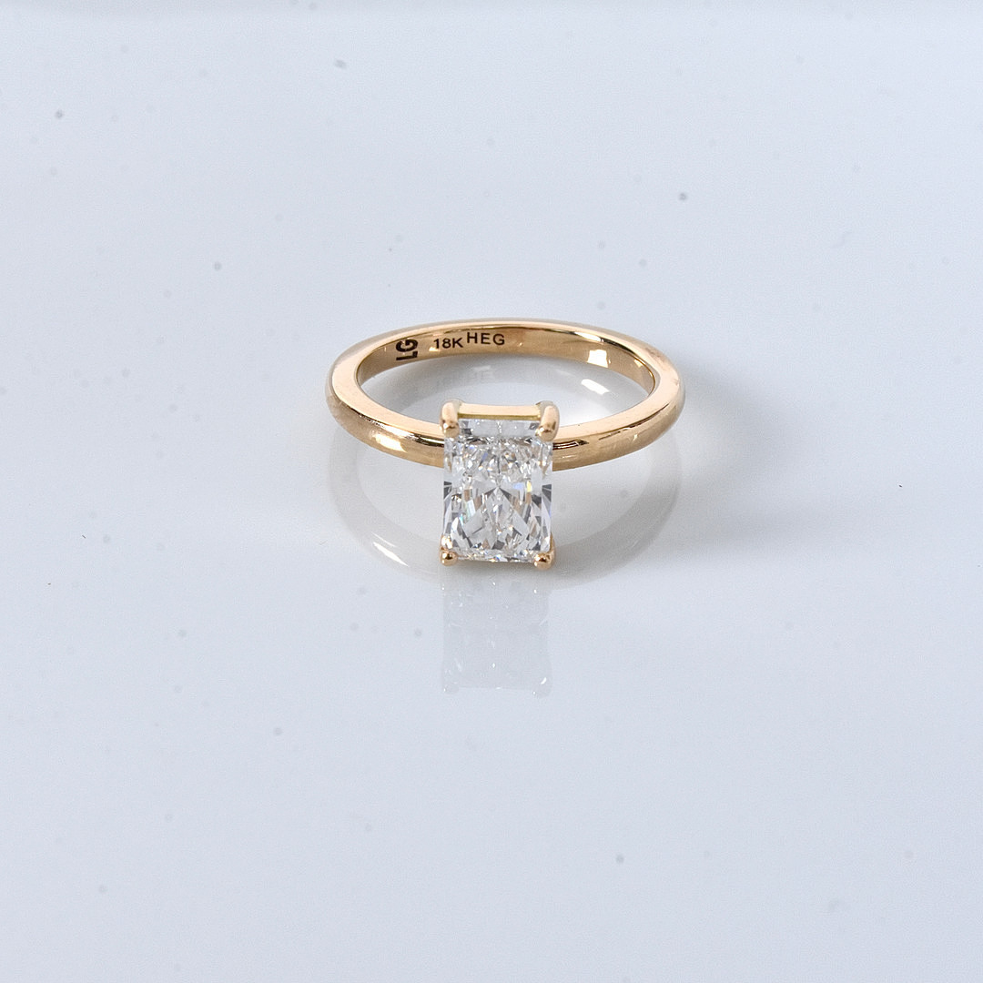 DIAMANTRING, 1,51ct, 18K, IGI Cert Labgrown.
