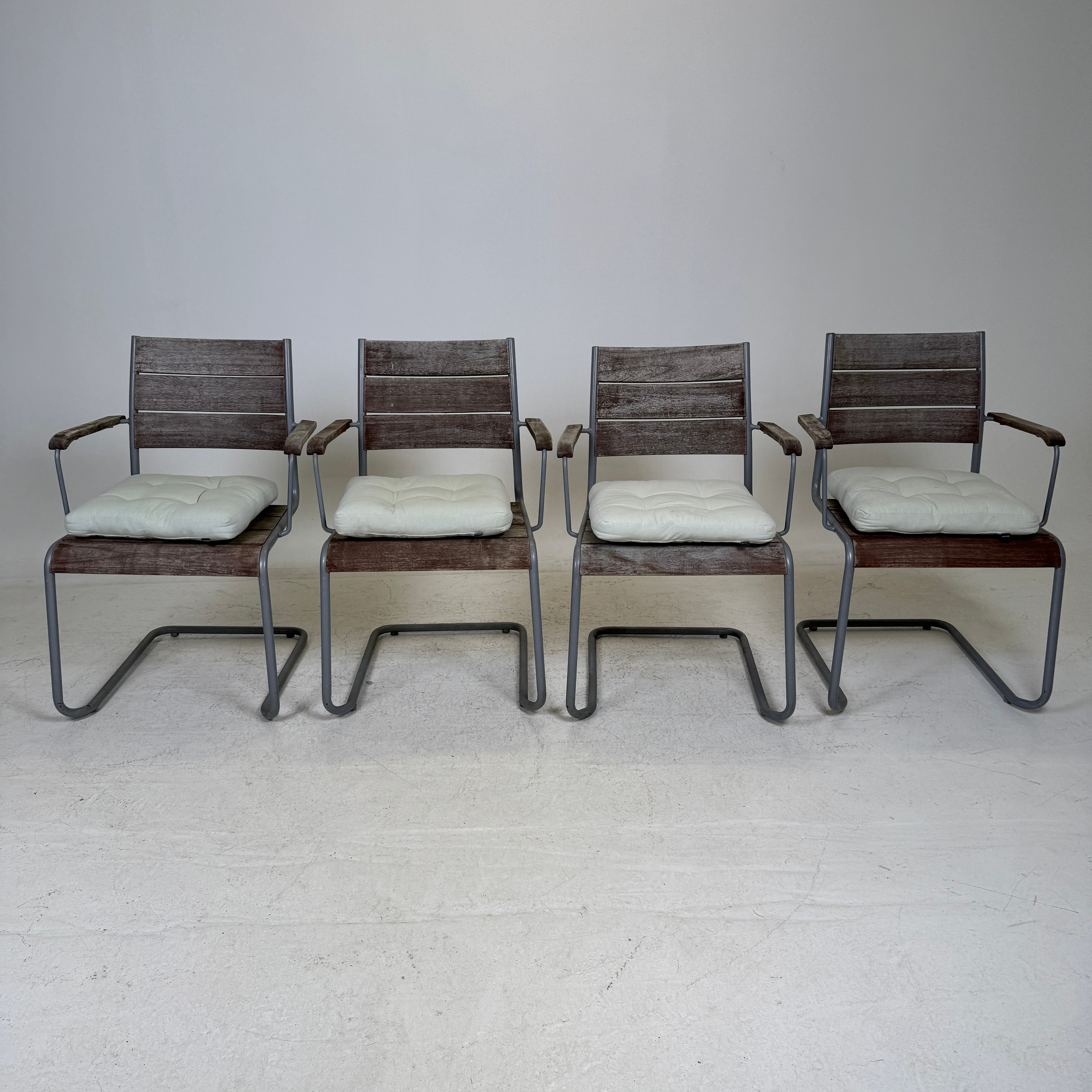 NIELS GAMMELGAARD. Trädgårdsstolar, 4 st, "Vinö", IKEA, formgivna 2004.