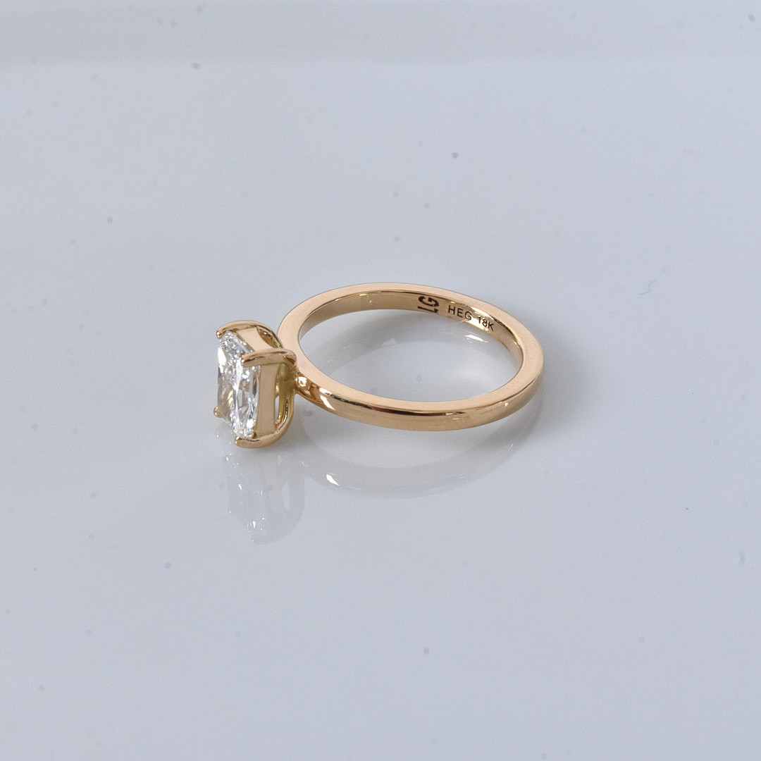 DIAMANTRING, 1,01ct, 18K, IGI Cert Labgrown.