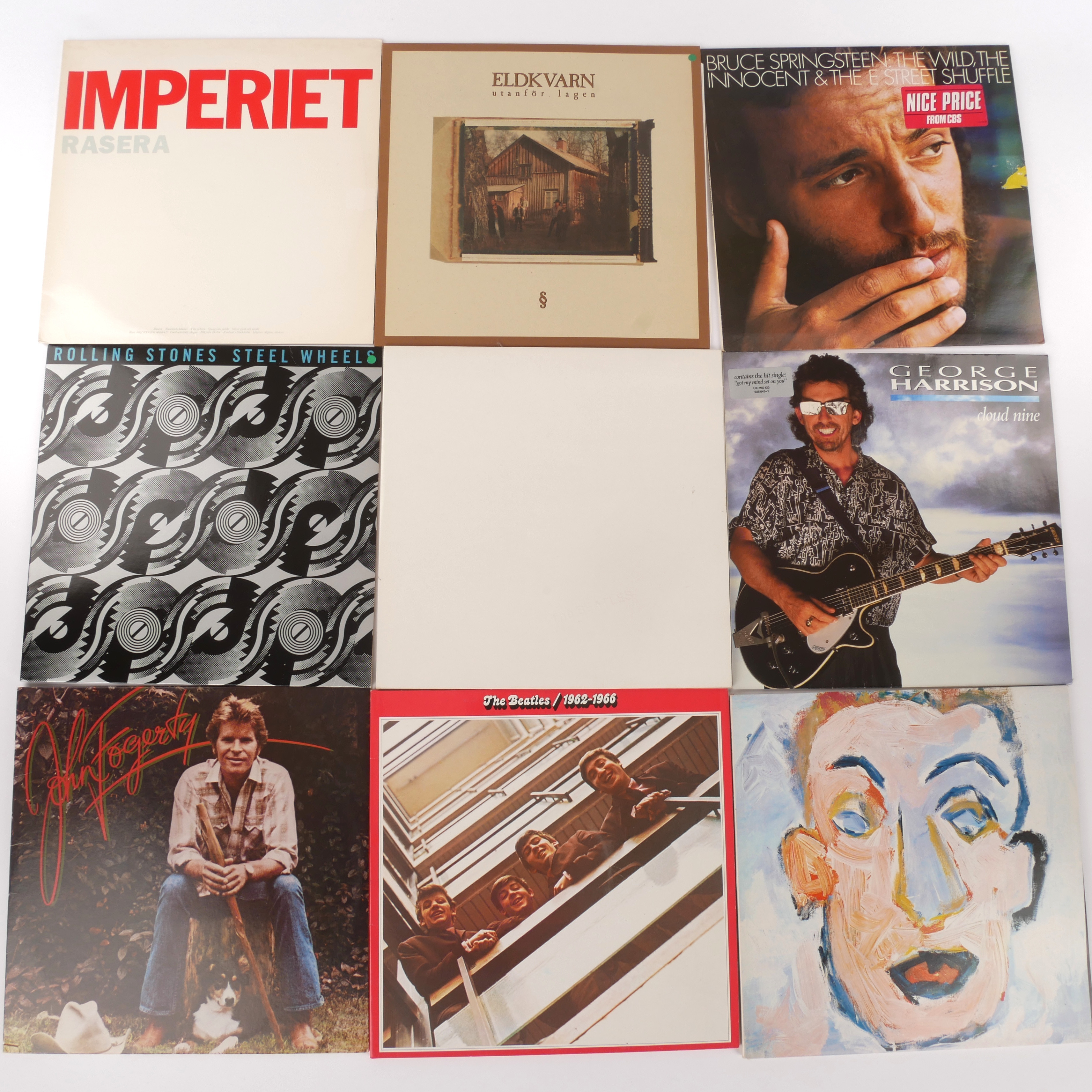 SKIVOR VINYL, 45 st, rock och pop.