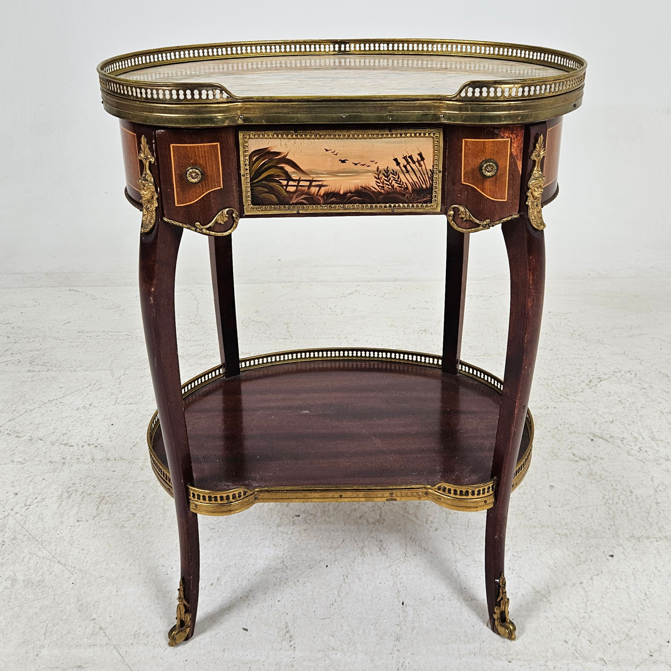 BORD MED LÅDA, Louis XV-stil, 1900-tal.