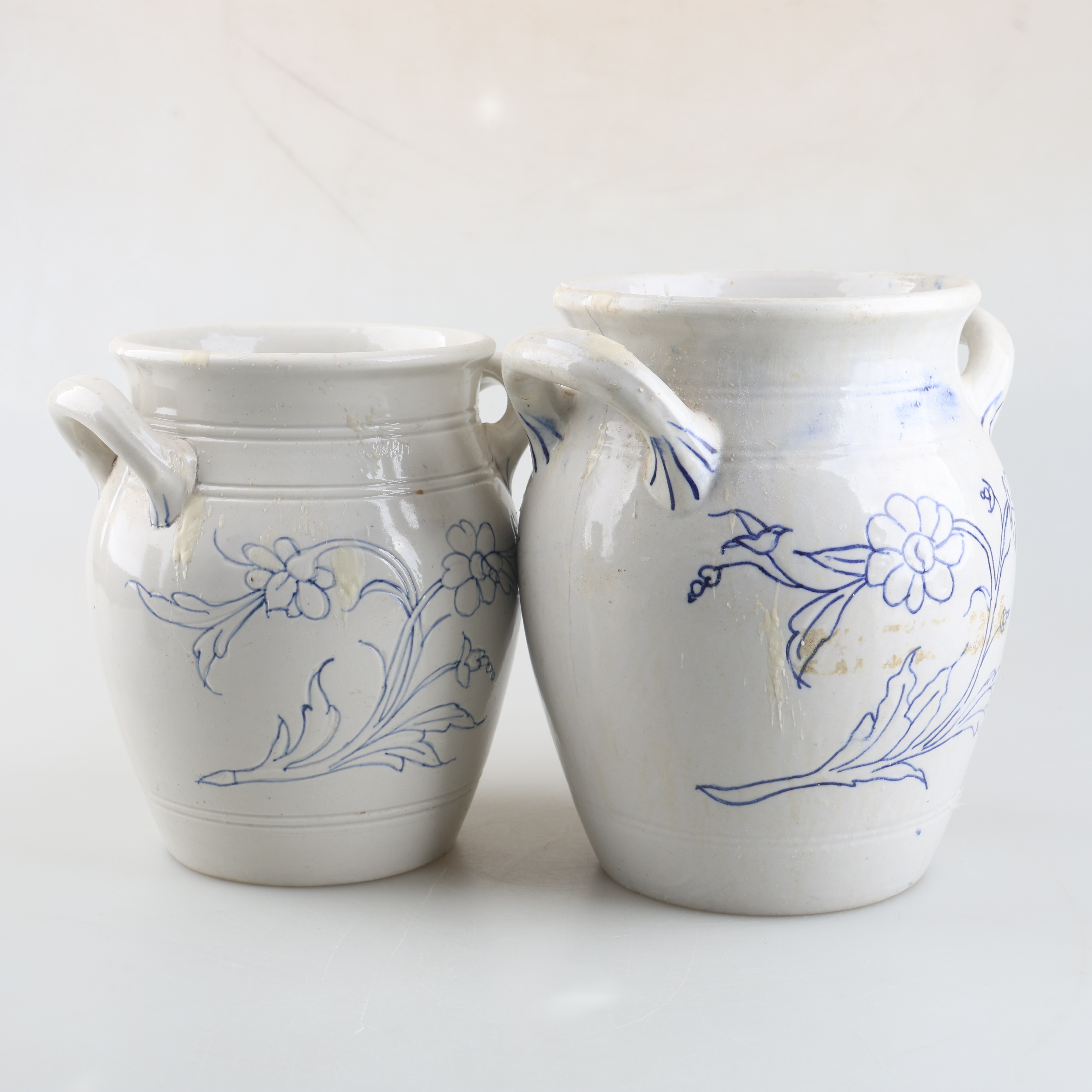 KRUKOR, 2 st, Rörstrand, 1900-talets första hälft.