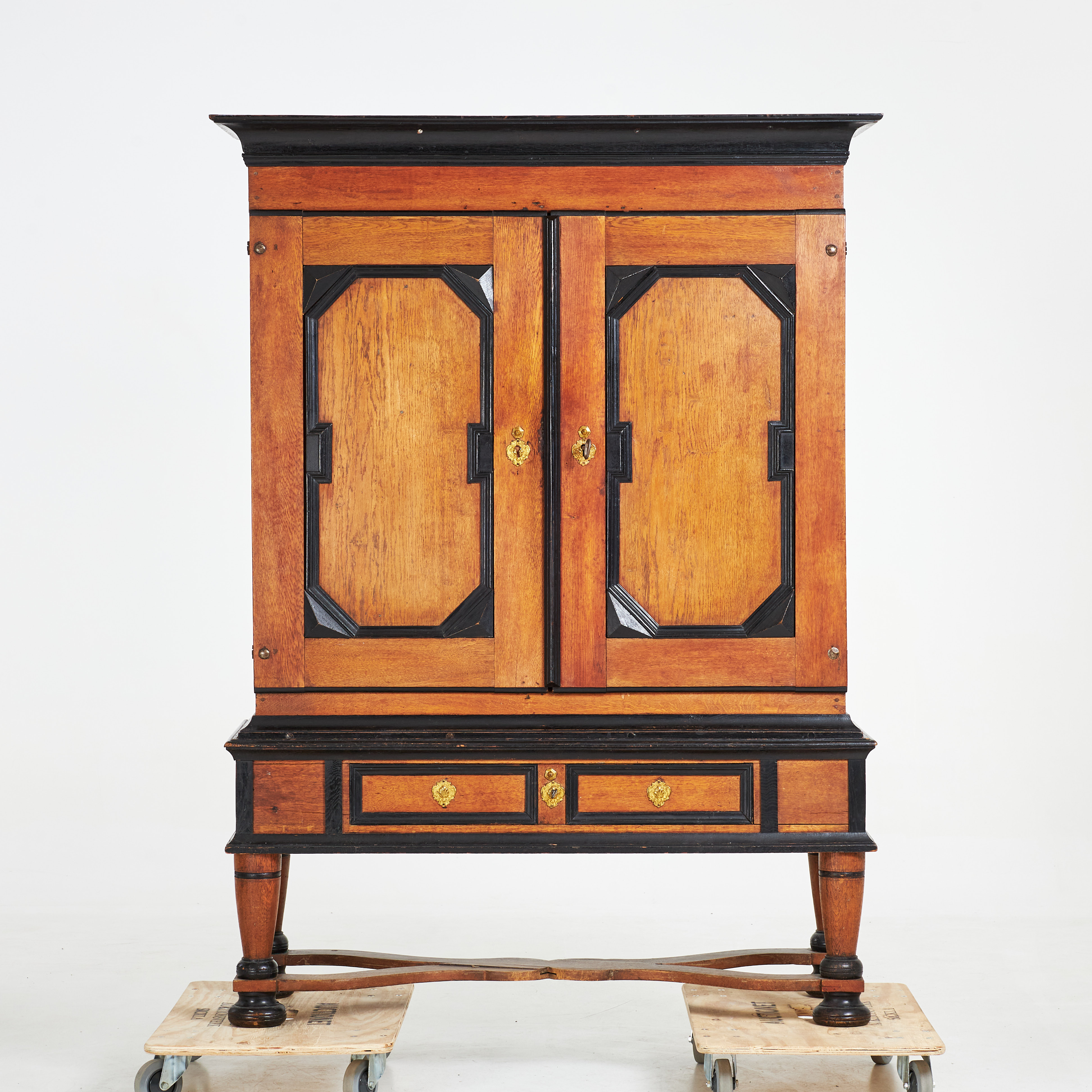 SKÅP, 1700/1800-tal, barock, ek.