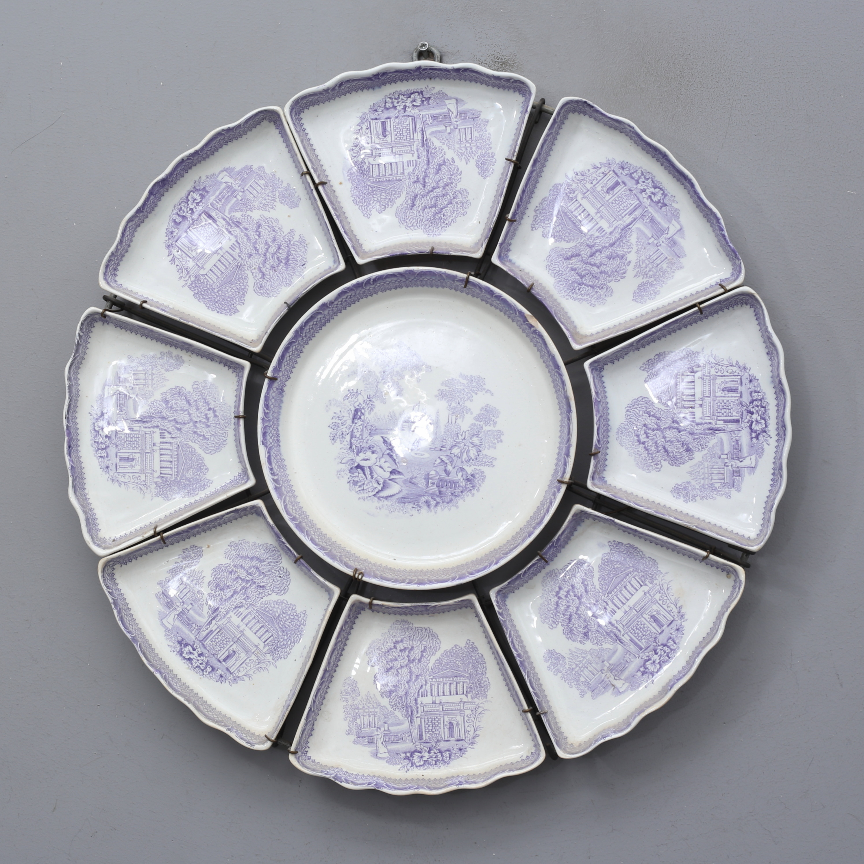 CABARETFAT, porslin, "spetsmönstret", Rörstrand, 1845-1934.