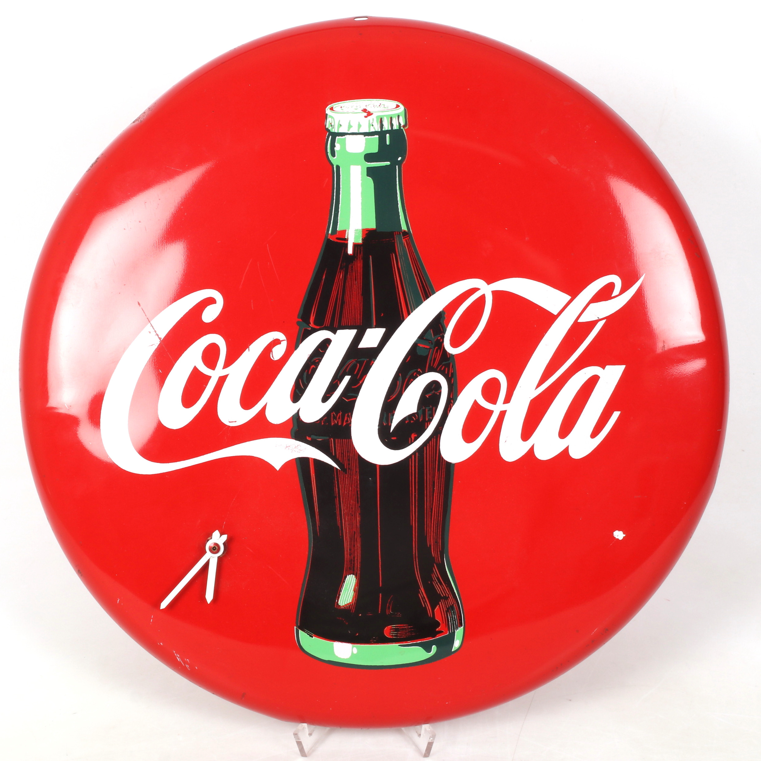 REKLAMSKYLT, plåt, Coca-Cola, 1900-talets andra hälft.