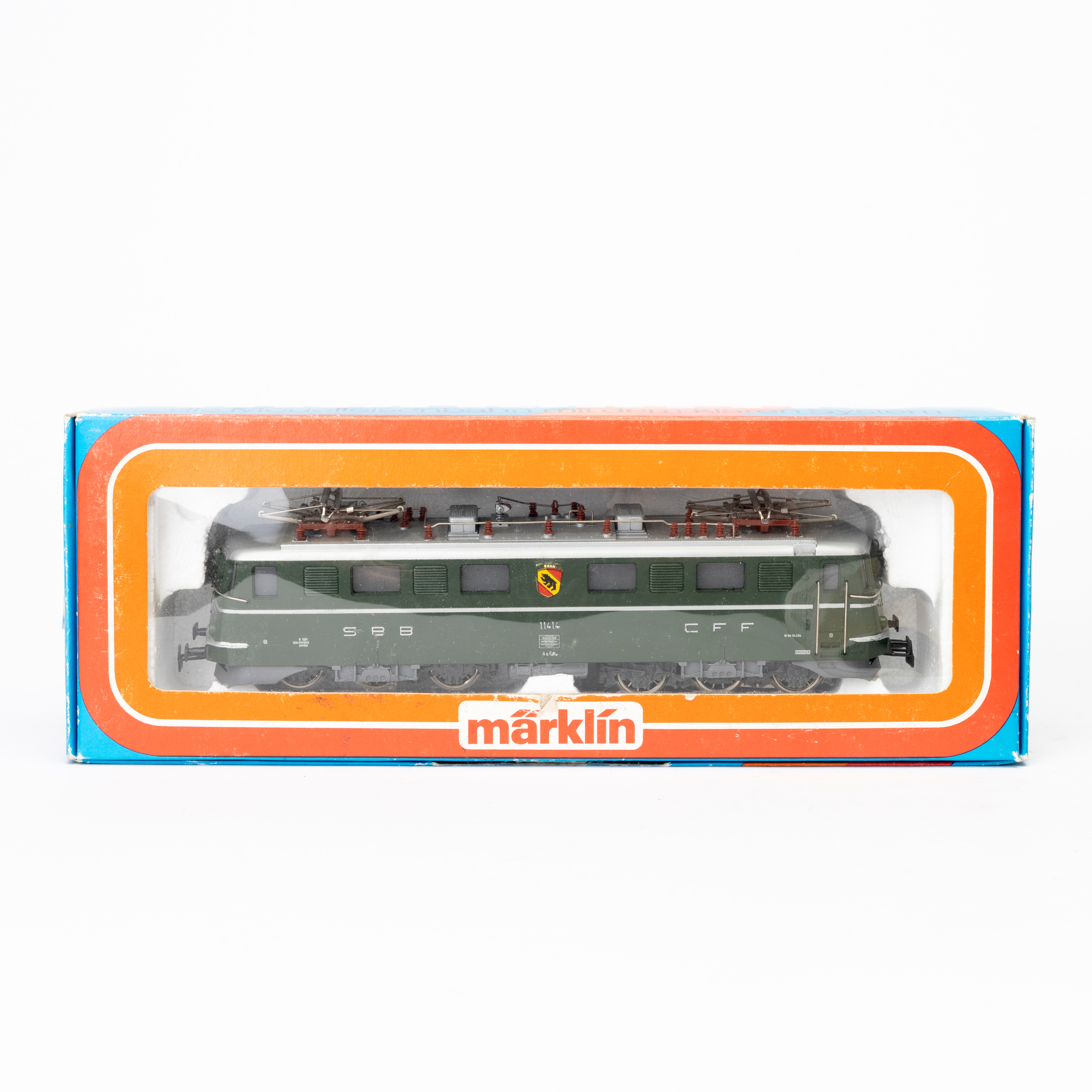 MÄRKLIN 3050 SBB:s elektrolok Ae 6/6, för likström, originalförpackning.