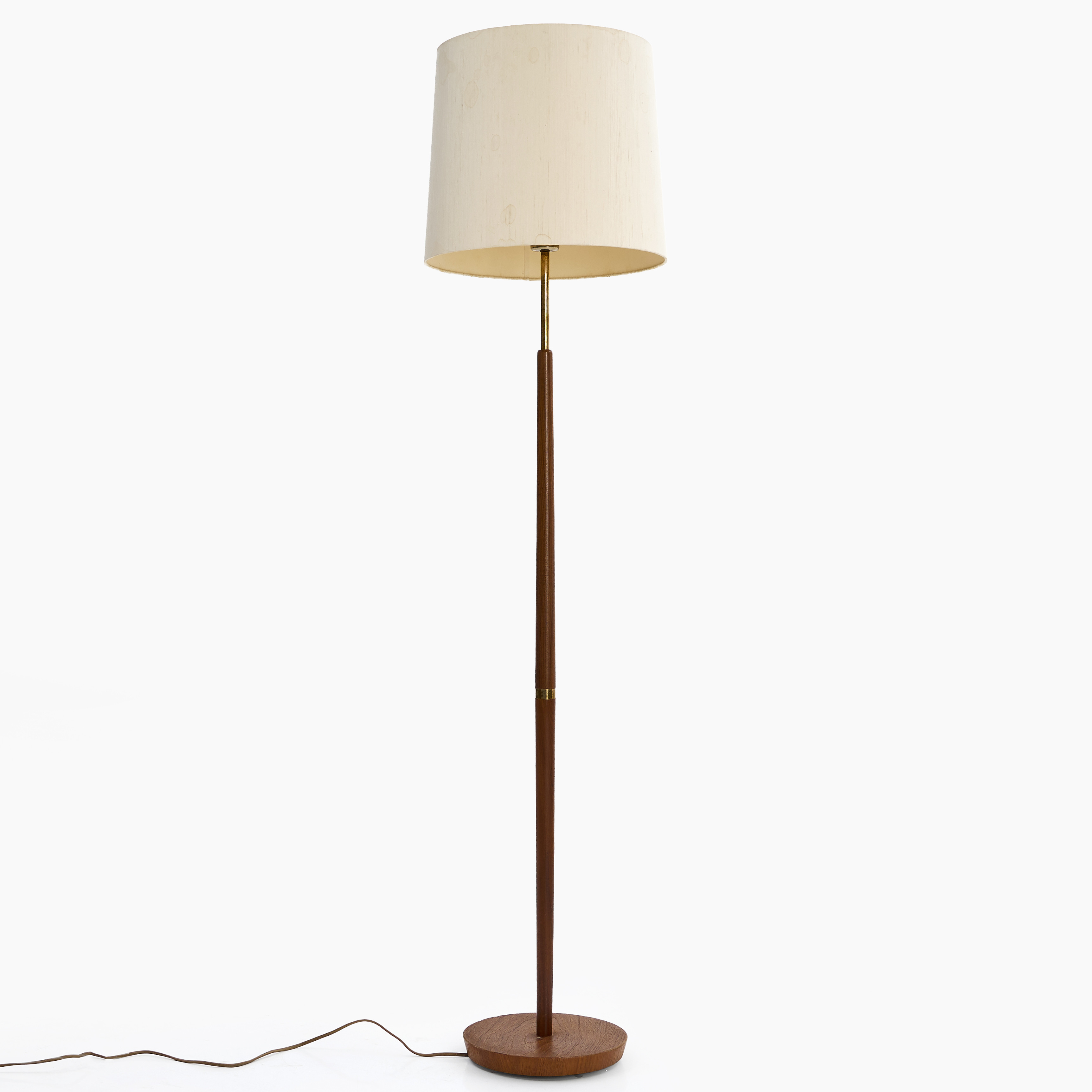 GOLVLAMPA, teak, 1900-talets mitt.