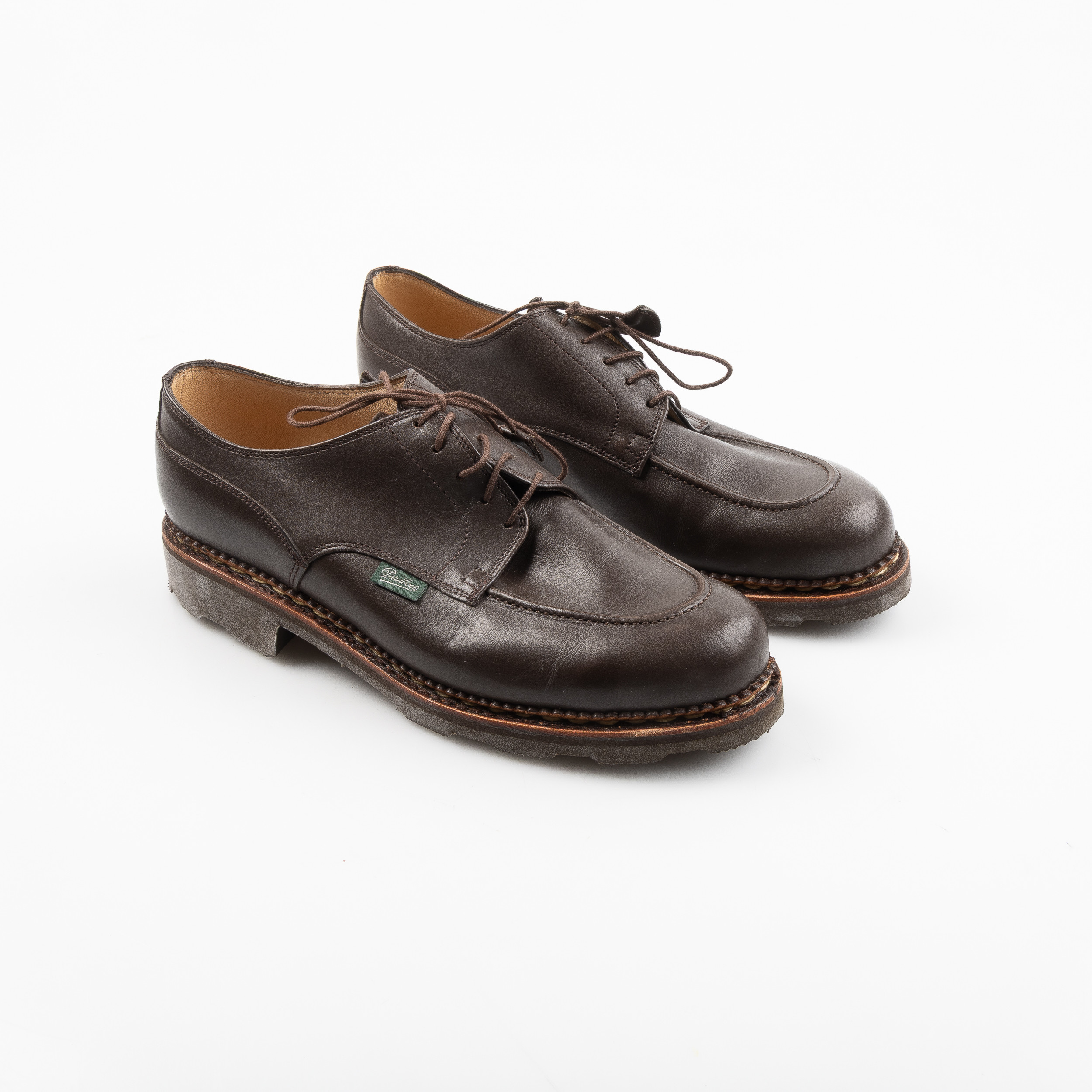 PARABOOT, skor, "Derby", good year welt, Randsydda, Norwegian stitch, storlek 40.