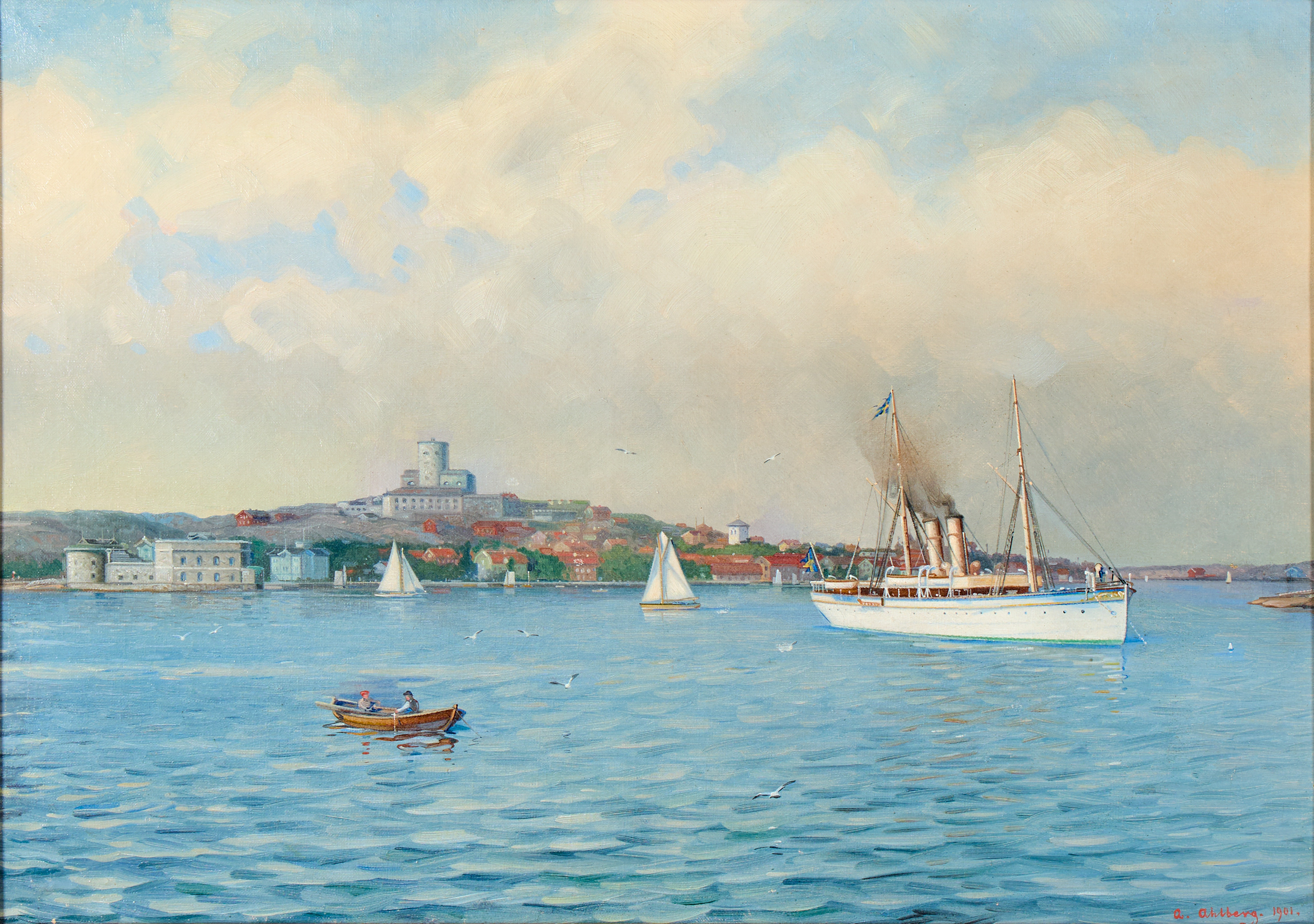ARVID AHLBERG. "Drott".