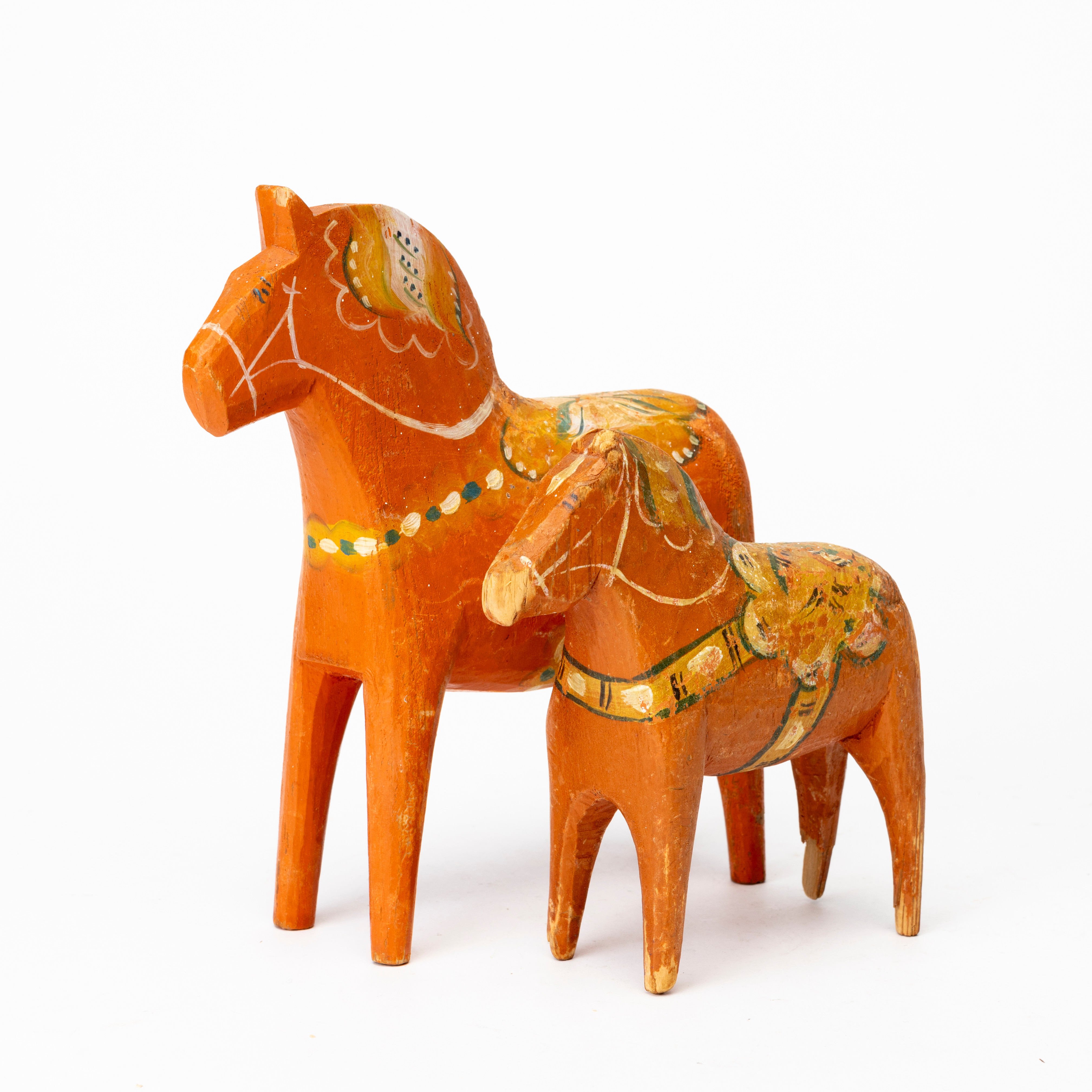 DALAHÄSTAR, 2 st, 1900-talets första hälft.