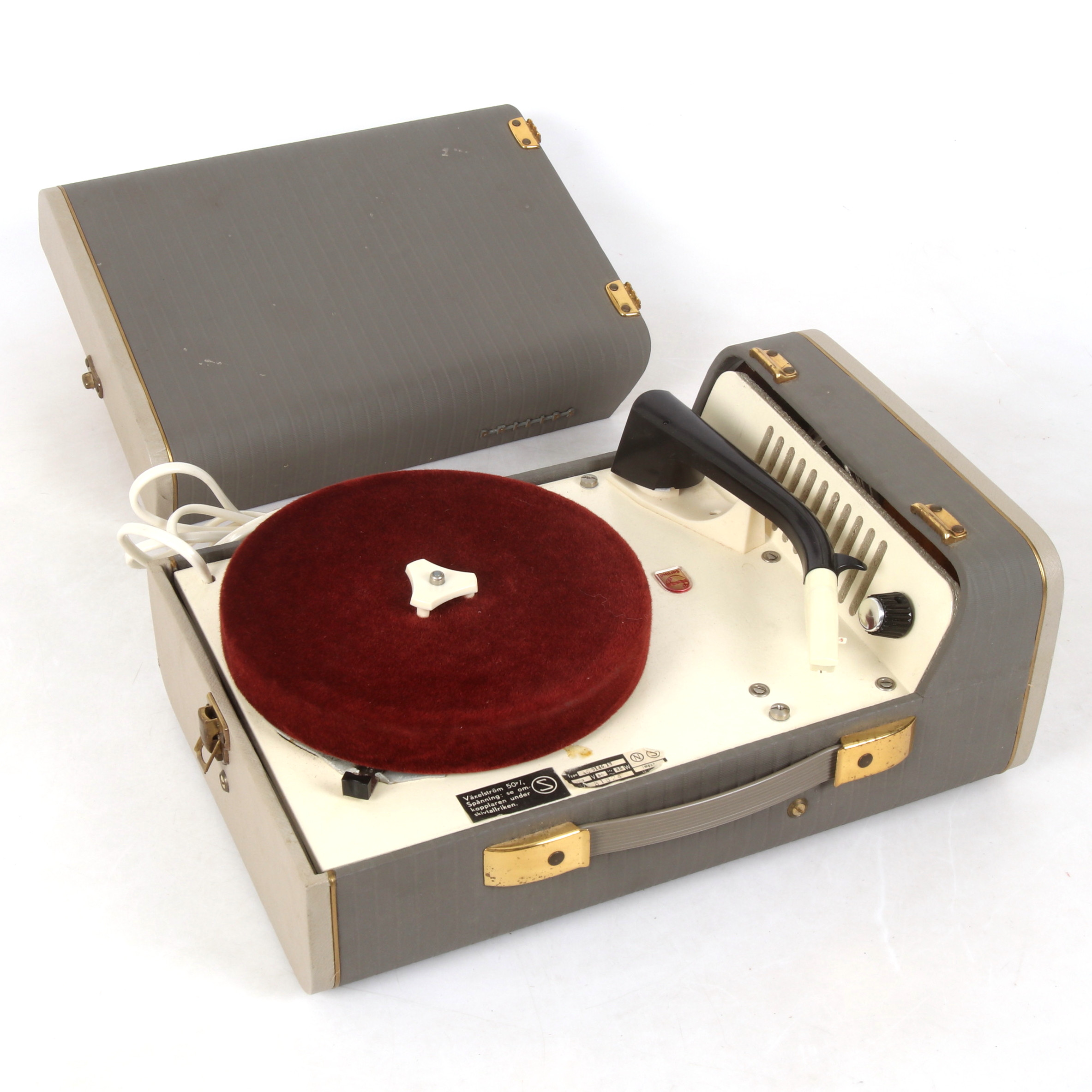 RESEGRAMMOFON, Philips AG 9146/19, 1900-talets mitt.