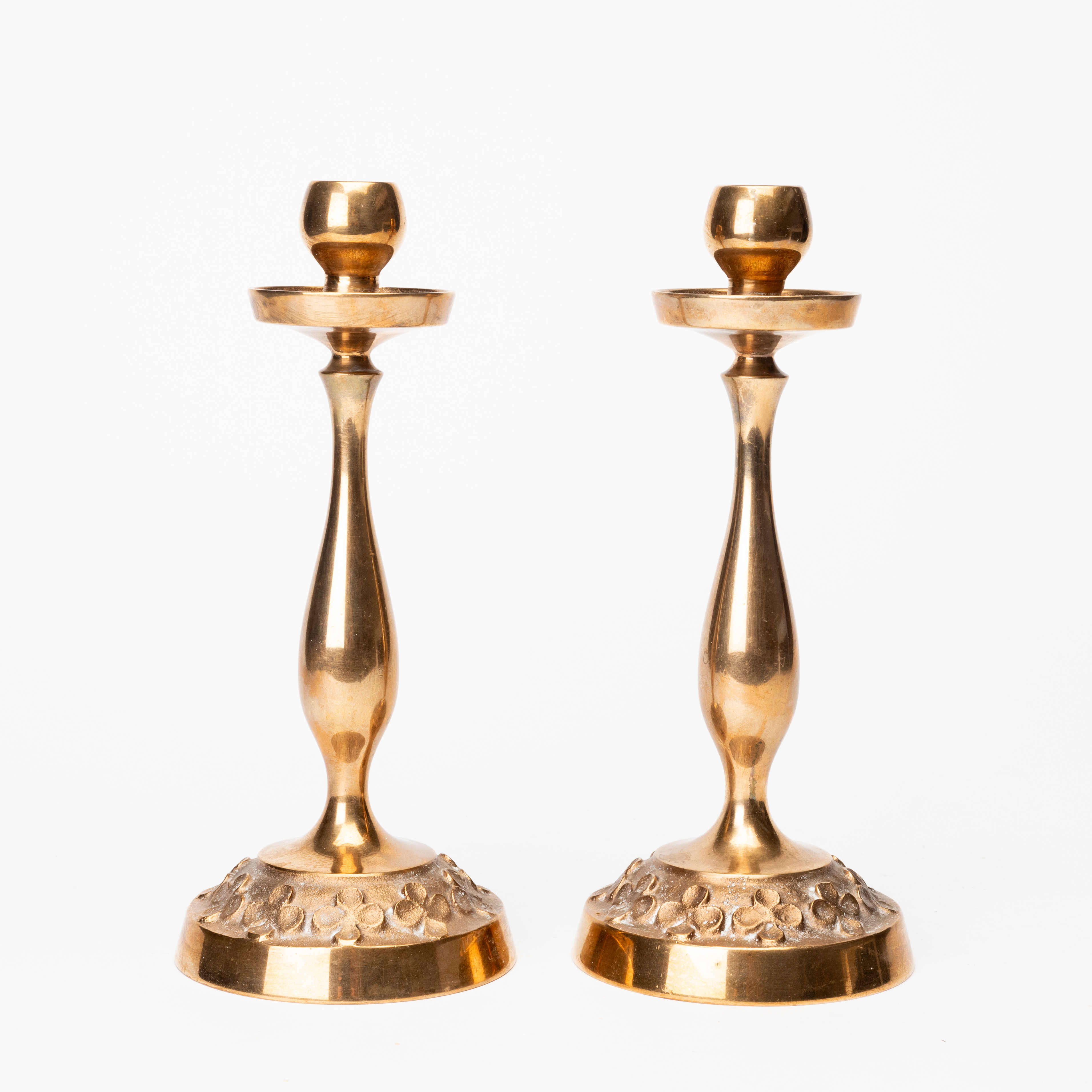 LJUSSTAKAR, ett par, design Erland Svensson, 1977.