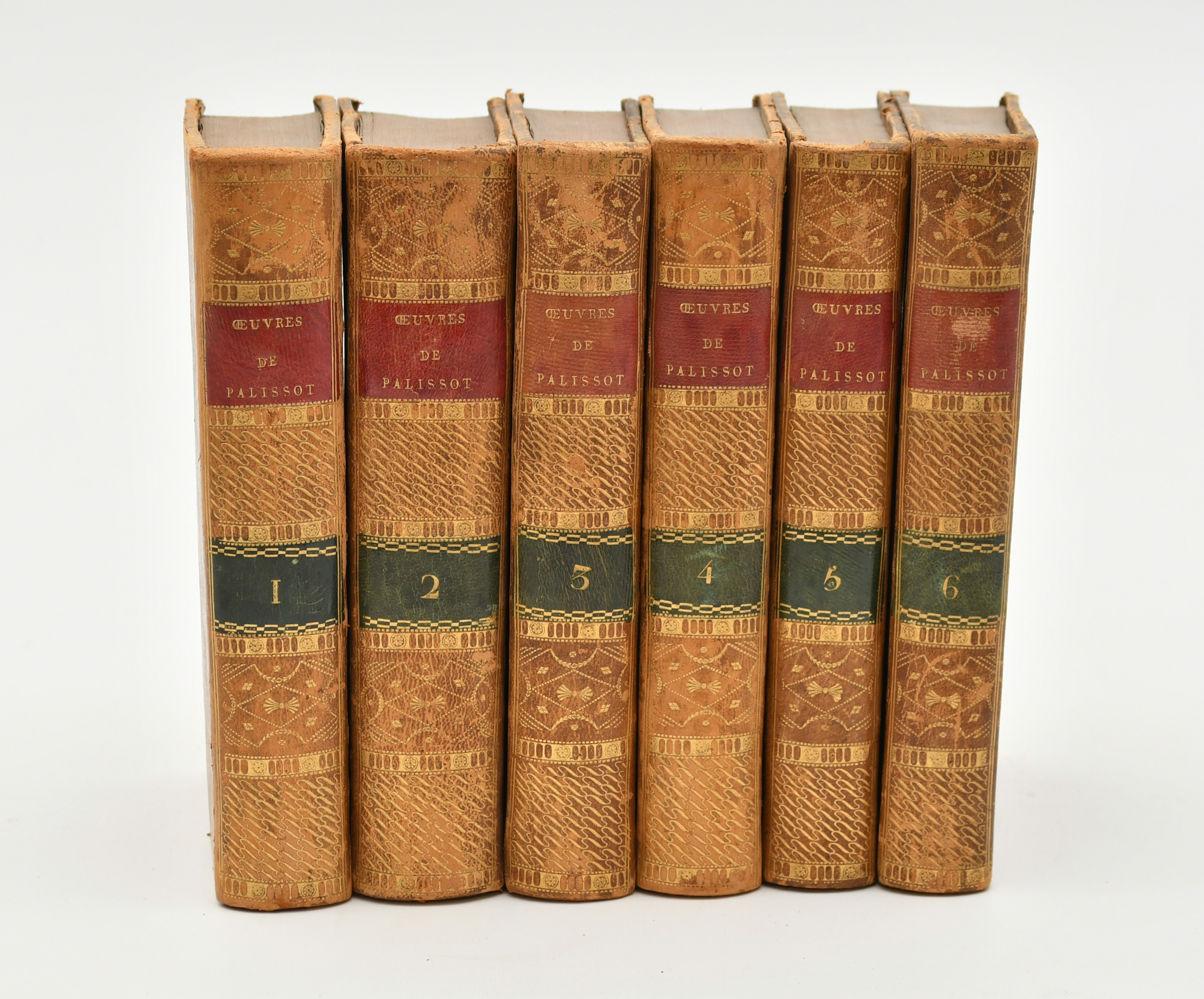 Ouevres de M. Palissot. 1-6. 6 Volymer.
