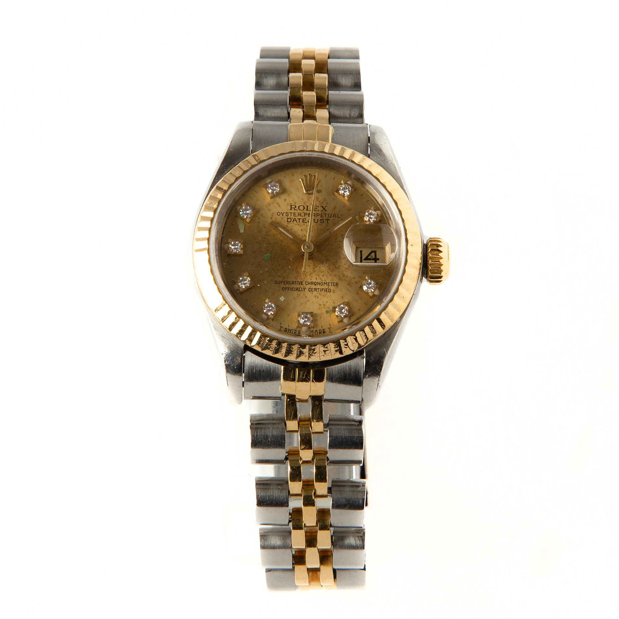ROLEX, Oyster Perpetual, Datejust, armbandsur, 26 mm, guld/stål, ca 1987.